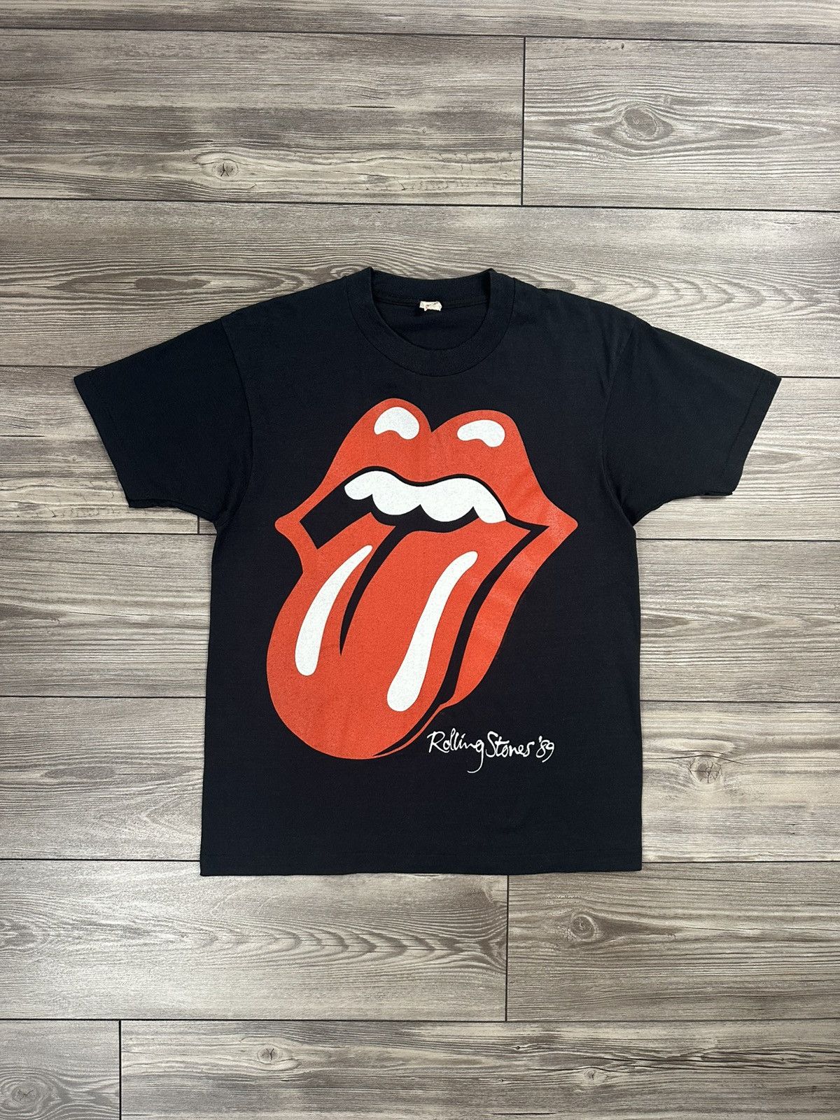 Band Tees Vintage 80’s Rolling Stones Canadian Tour Band T Shirt Size US L / EU 52-54 / 3 - 1 Thumbnail