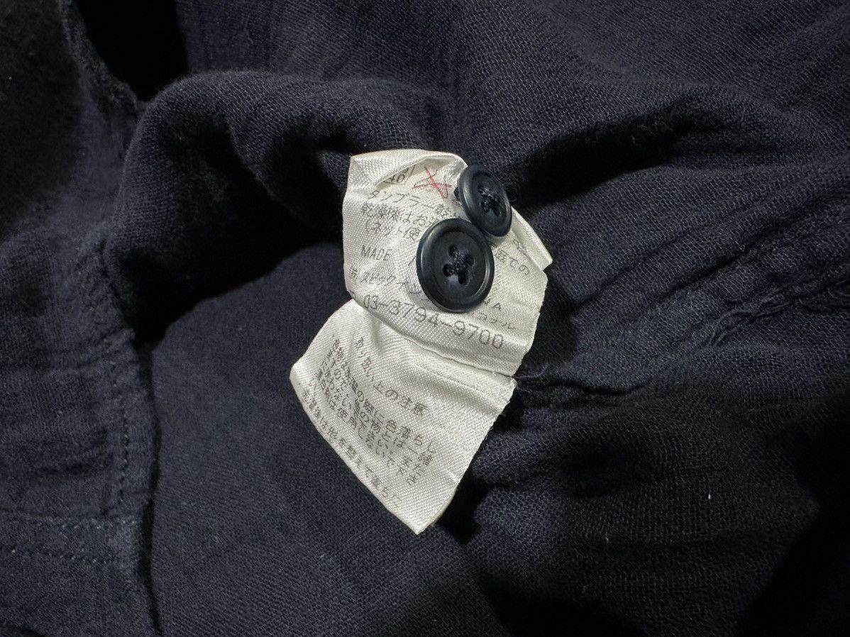 Tornado Mart 🔥Sick Y2K Tornado Mart Asymmetric Patchwork Linen Shirt Size US M / EU 48-50 / 2 - 8 Thumbnail