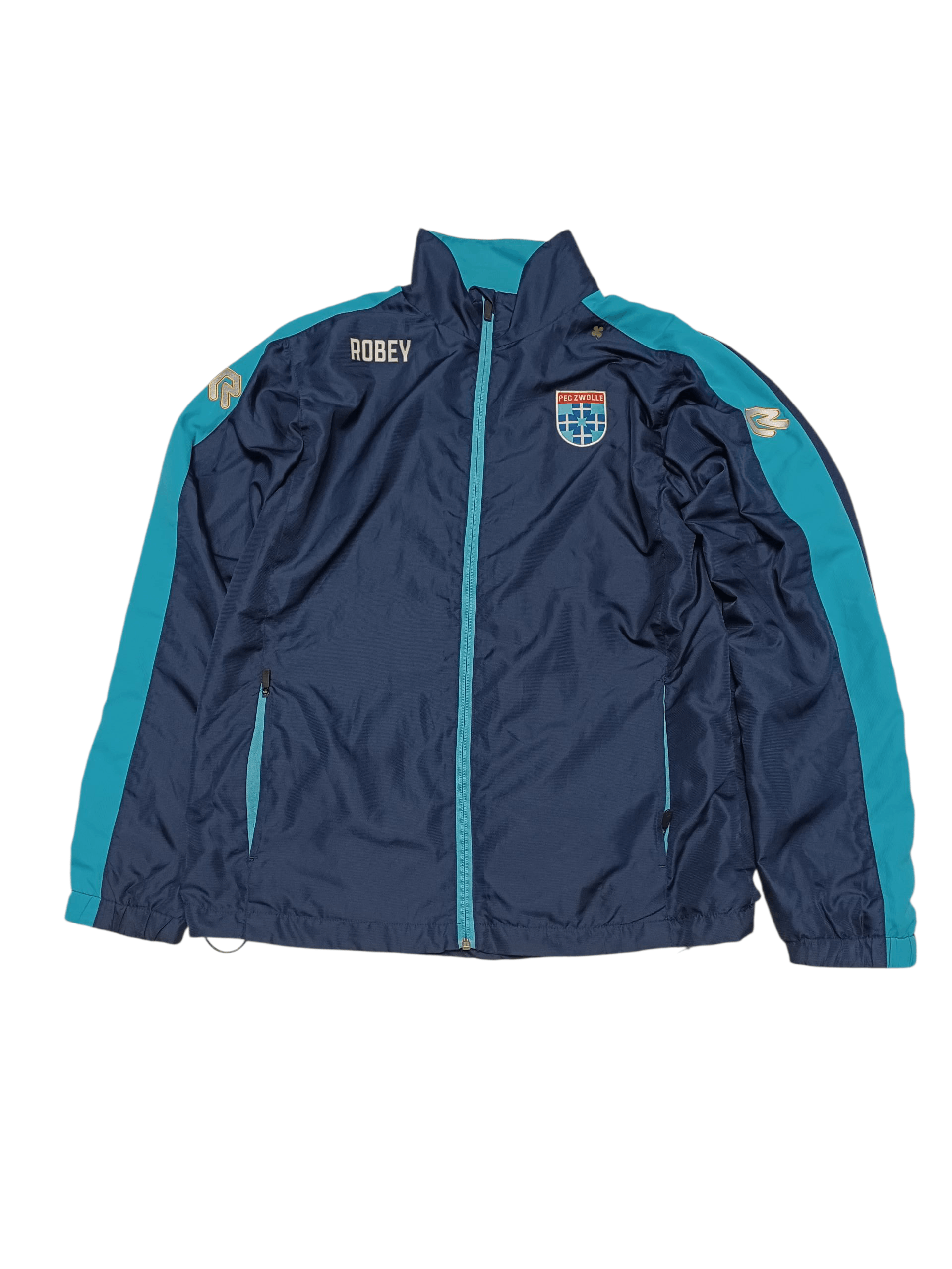 Other PEC ZWOLLE ROBEY VINTAGE NYLON TRACK JACKET SOCCER Size US XL / EU 56 / 4 - 1 Thumbnail