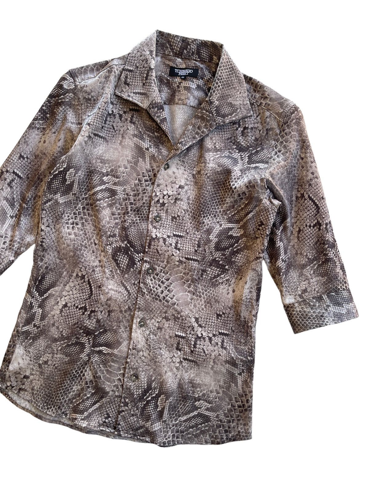 Tornado Mart Tornado Mart Japan Snake Printed Shirt Size M / US 6-8 / IT 42-44 - 4 Thumbnail