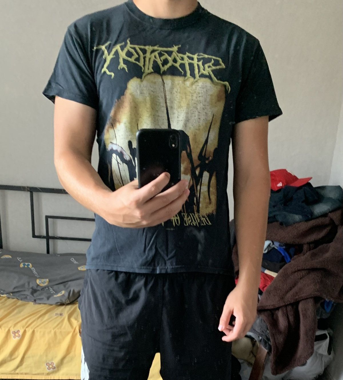 Band Tees × Vintage 2005 Suffocation Vintage Death Metal Shirt Black Metal Size US M / EU 48-50 / 2 - 13 Thumbnail