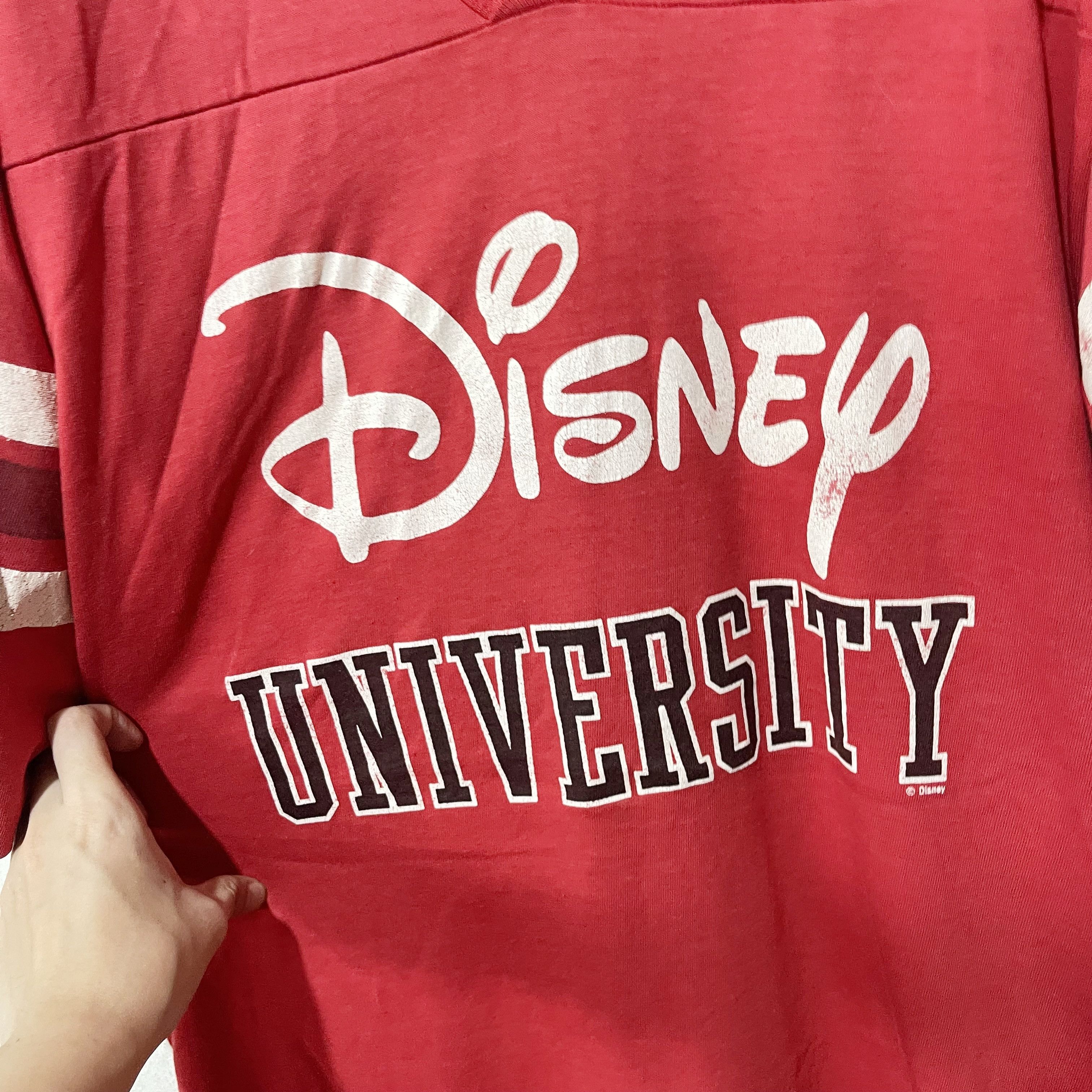 Disney × Vintage Vintage 90s Disney University Jersey Shirt Size US M / EU 48-50 / 2 - 2 Thumbnail