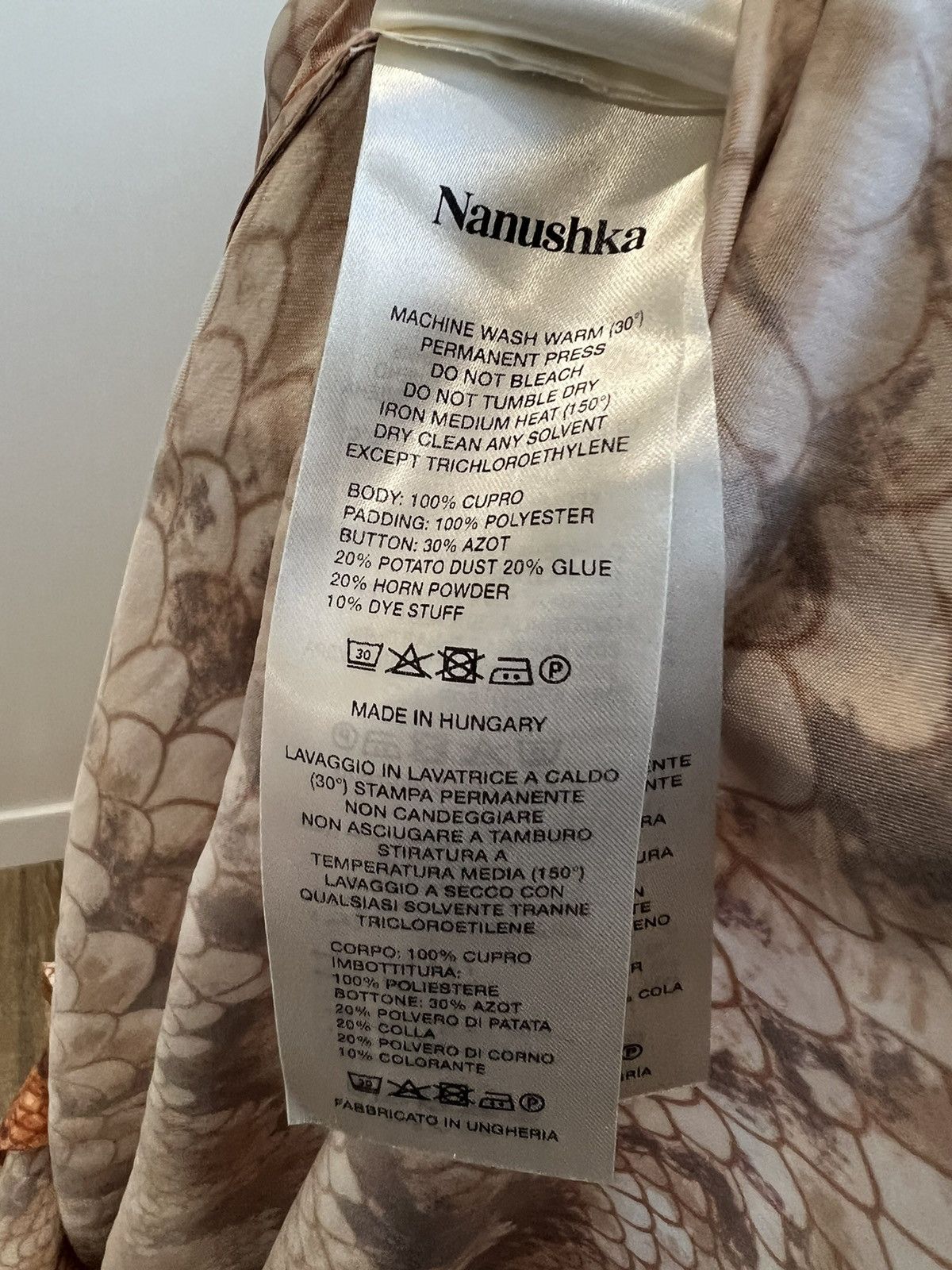 Nanushka Nanushka venci vintage snake cupro camp shirt Size US XS / EU 42 / 0 - 4 Thumbnail