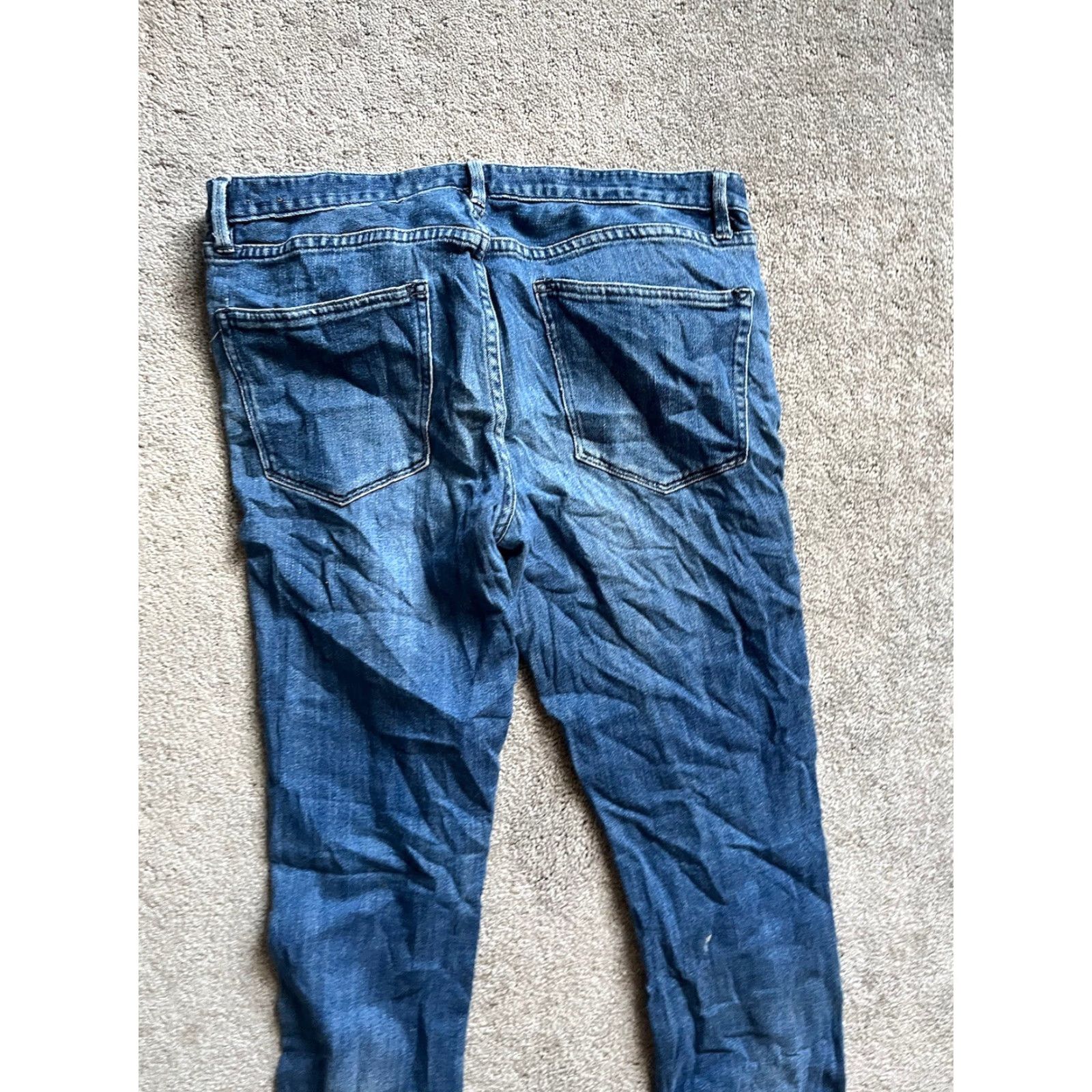 Madewell Madewell Jeans Women's 29x32 Blue Skinny Legging Stretch Dark Wash Vintage: No Size 29" - 4 Thumbnail