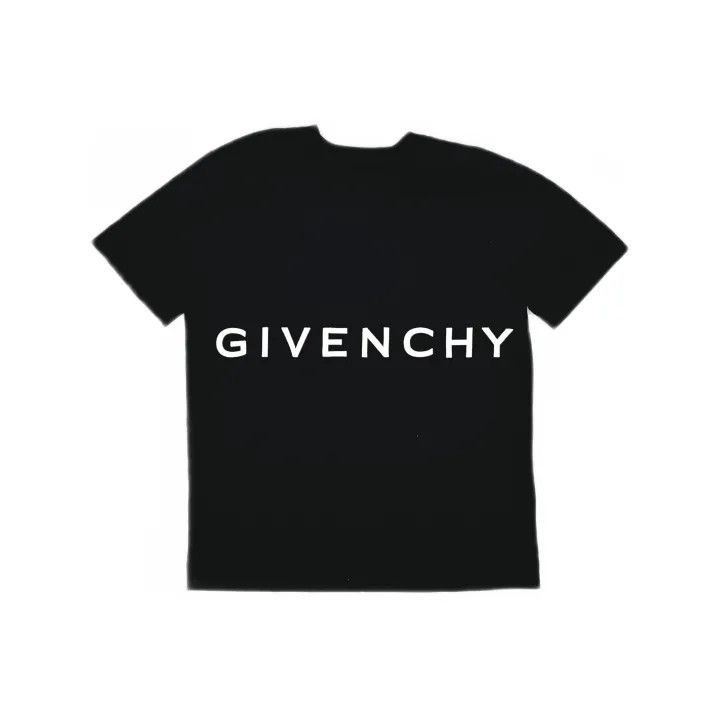 Givenchy Givenchy Givenchy Black Logo Embroidered Short Sleeve TShi Size US XL / EU 56 / 4 - 2 Thumbnail