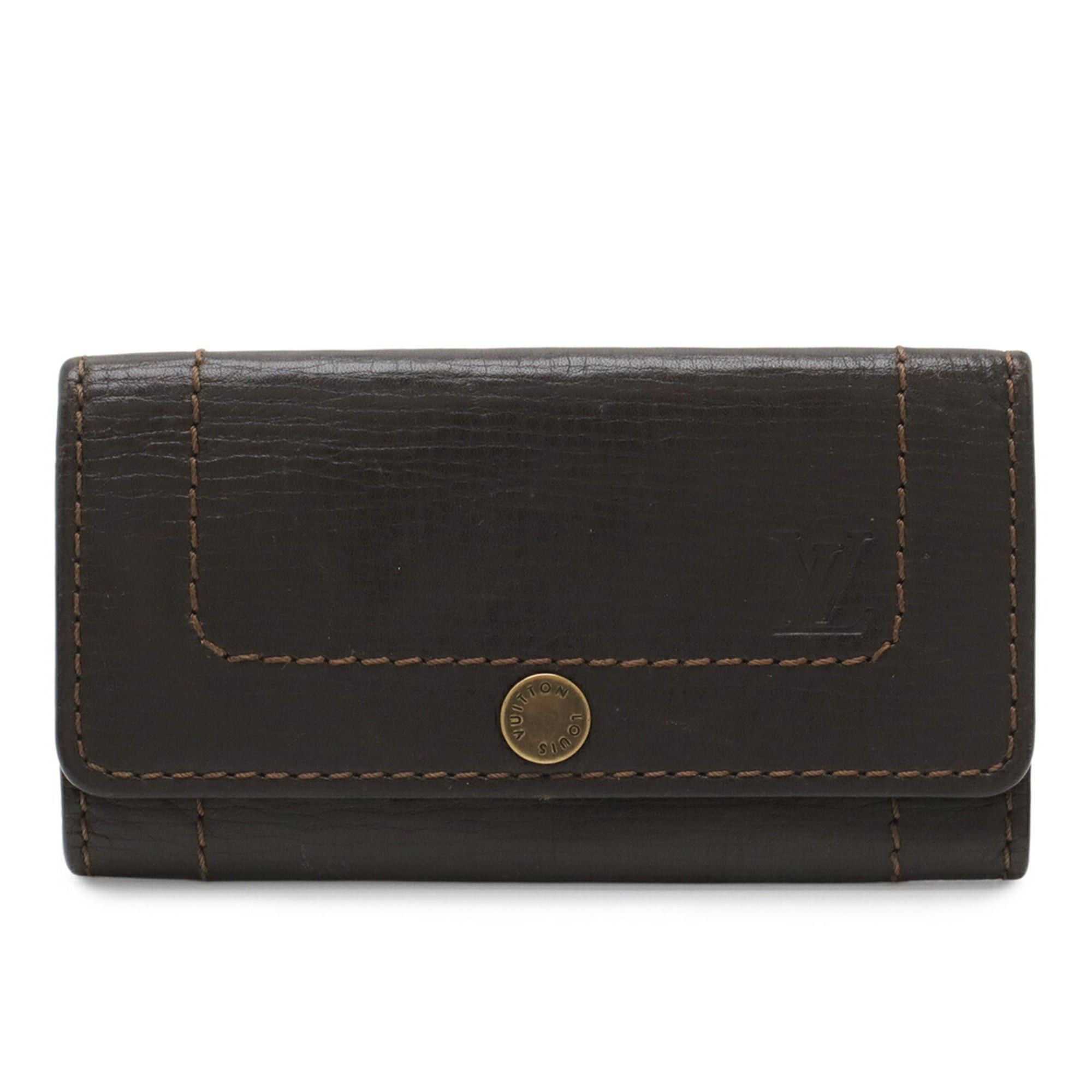 Louis Vuitton LOUIS VUITTON Utah Multicles 6 Key Case (6-ring) Cafe Dark Brown M95539 Size ONE SIZE - 1 Thumbnail