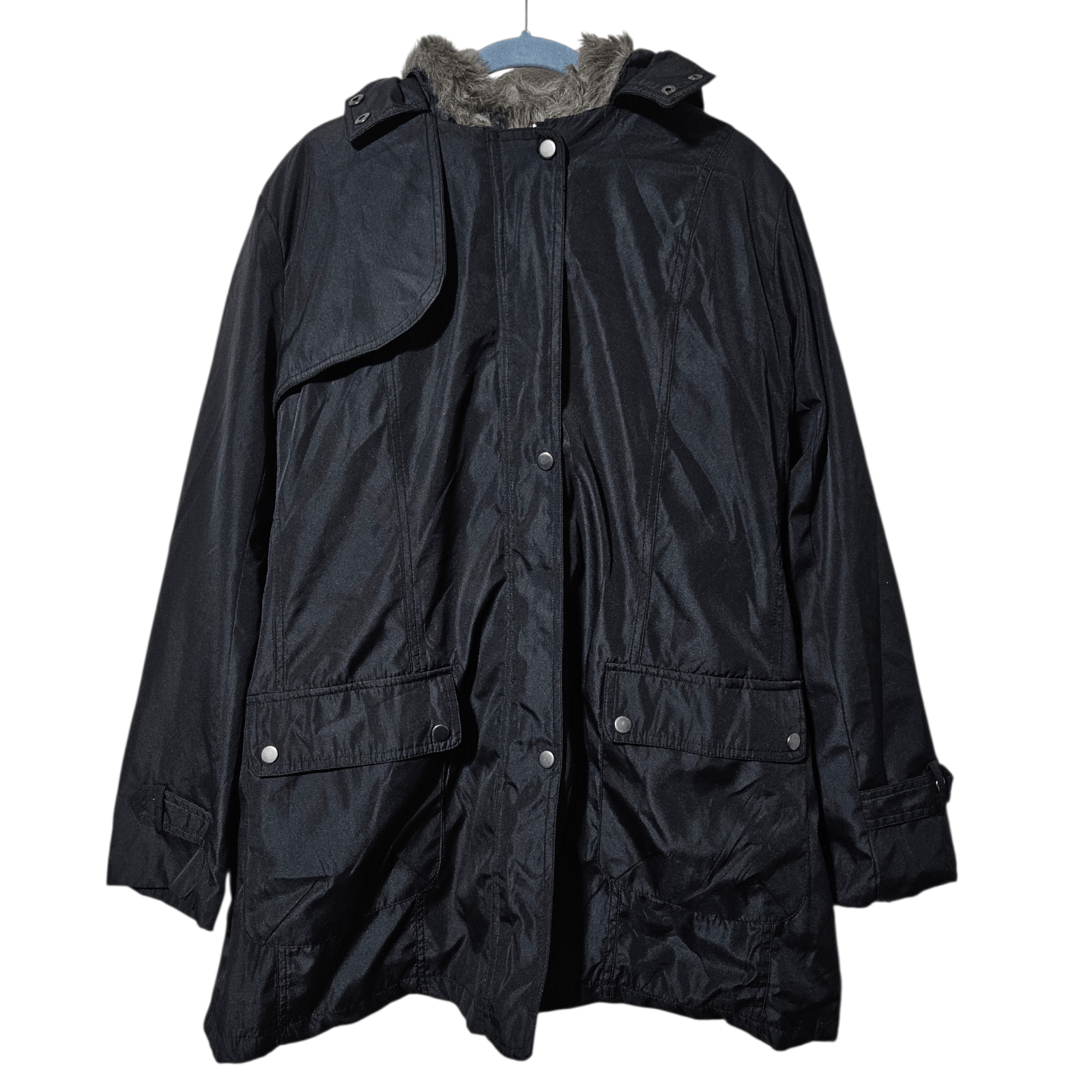 Other Womens L Parka 4 In 1 Removable Liner Reversible Faux Fur Size L / US 10 / IT 46 - 1 Thumbnail