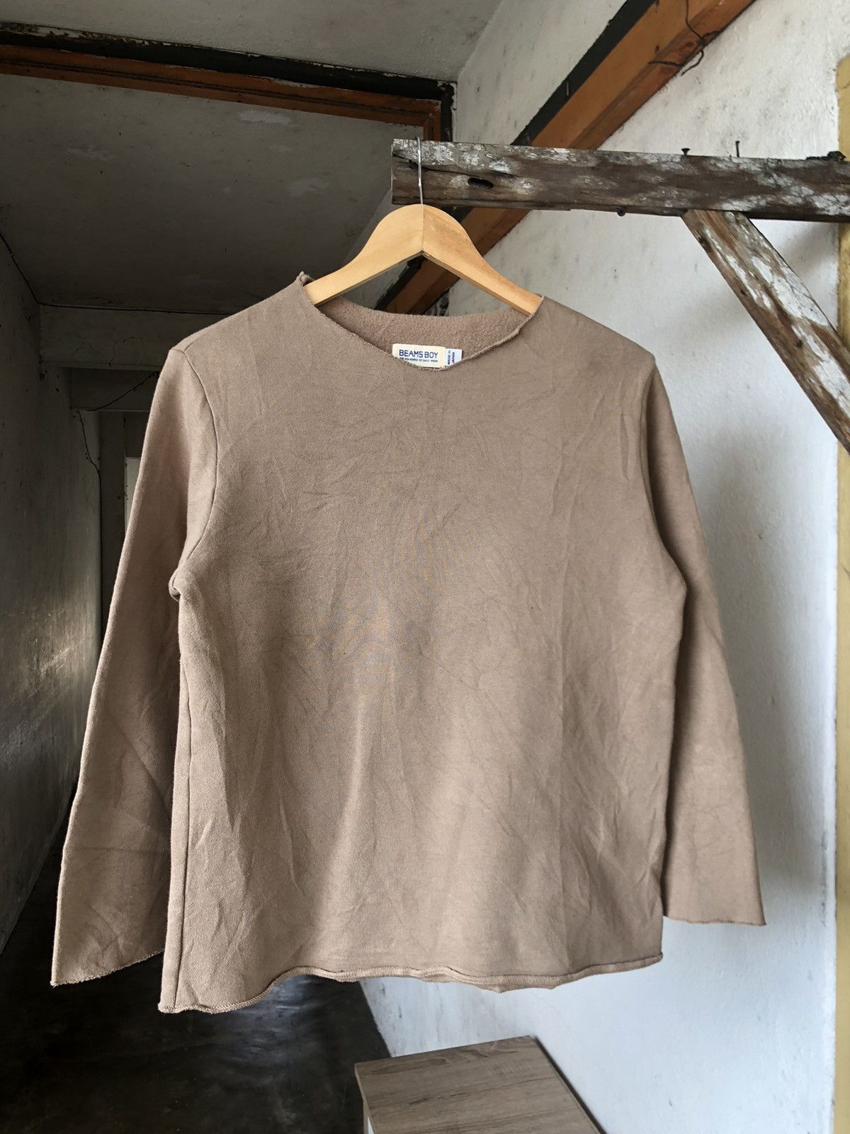 Beams Plus Vintage Beams Boy Distressed Shirt Size L / US 10 / IT 46 - 3 Thumbnail