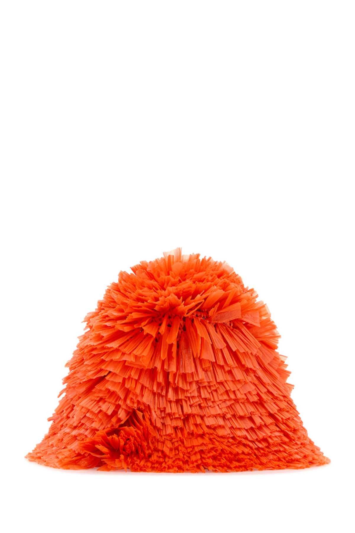 Prada Embellished Raffia Bucket Hat Size ONE SIZE - 1 Thumbnail
