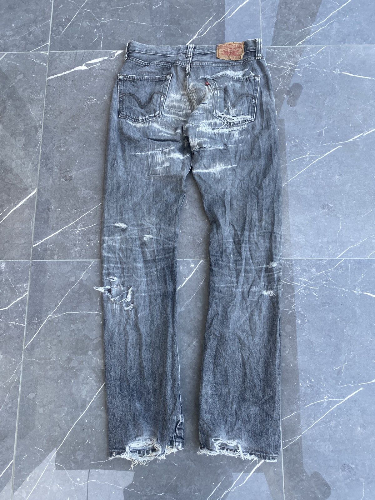 Levi's 🖤BLACKFRIDAY🖤Levis 501 Denim Stonewash Distressed Size US 29 - 5 Thumbnail