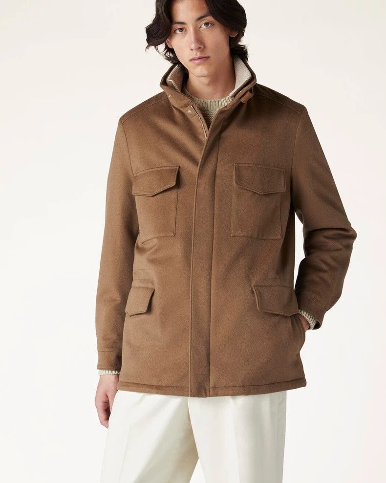 Loro Piana LORO PIANA Autumn leaf colored cashmere Traveller coat Size US M / EU 48-50 / 2 - 6 Thumbnail