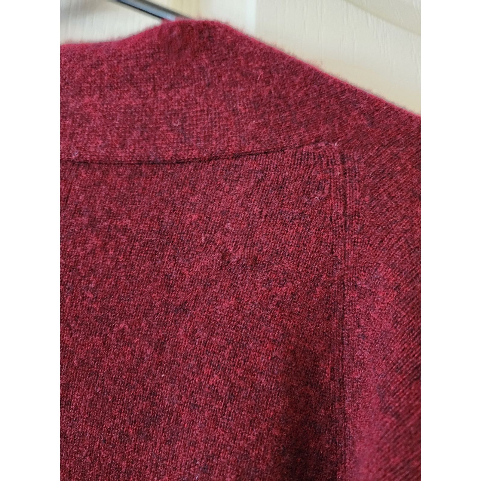 Other Margaret O'Leary Duster Cardigan 100% Cashmere XS/S Burgundy Size XS / US 0-2 / IT 36-38 - 7 Thumbnail