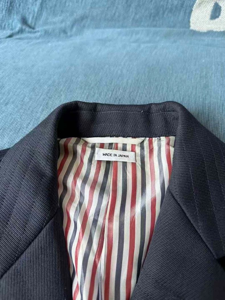 Thom Browne Thom Browne size1 Feathered gold button suit Size 38S - 3 Thumbnail