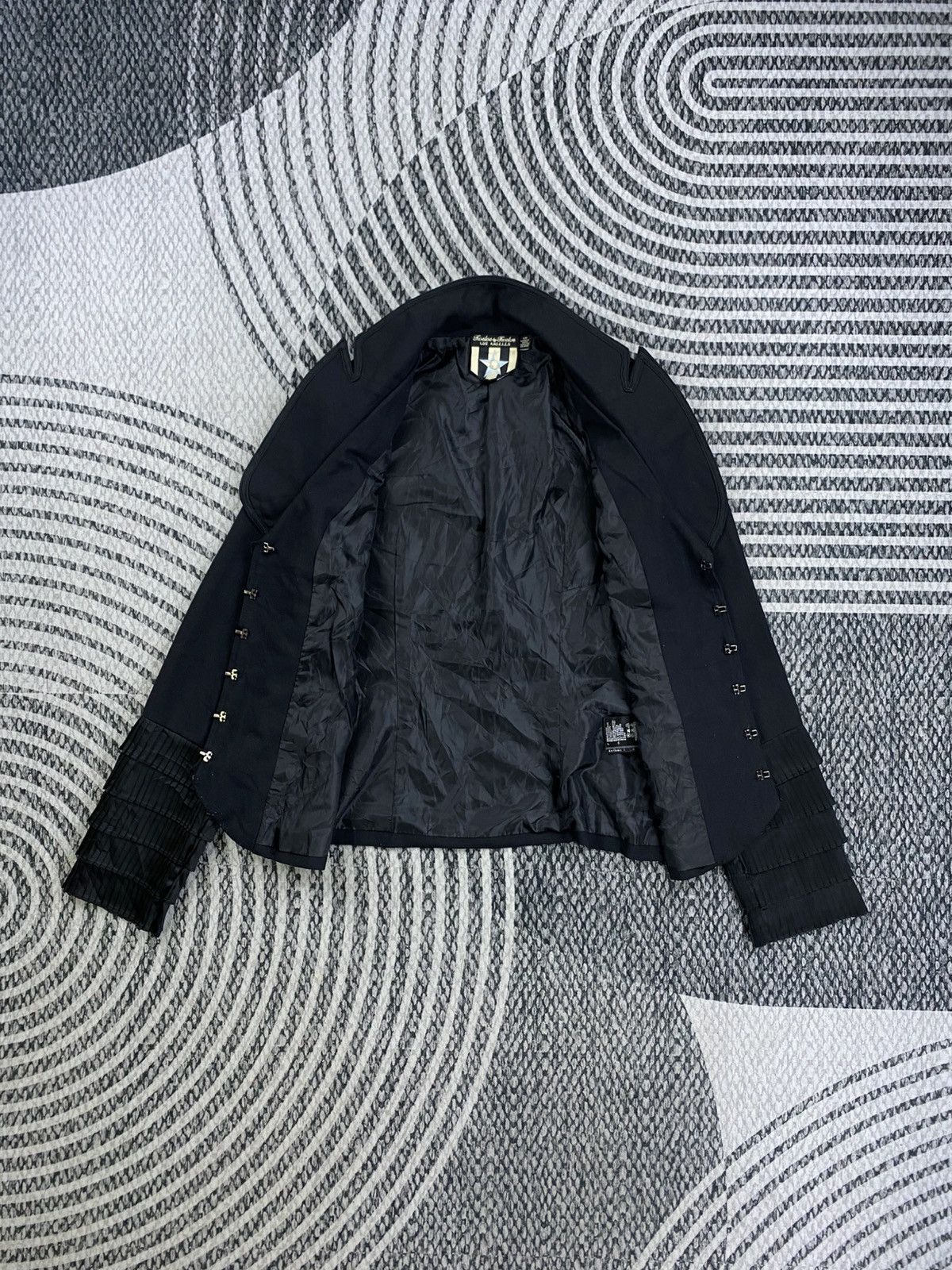 14th Addiction Vintage Twelve By Twelve 90s Black Parade Military Jacket Size S / US 4 / IT 40 - 7 Thumbnail