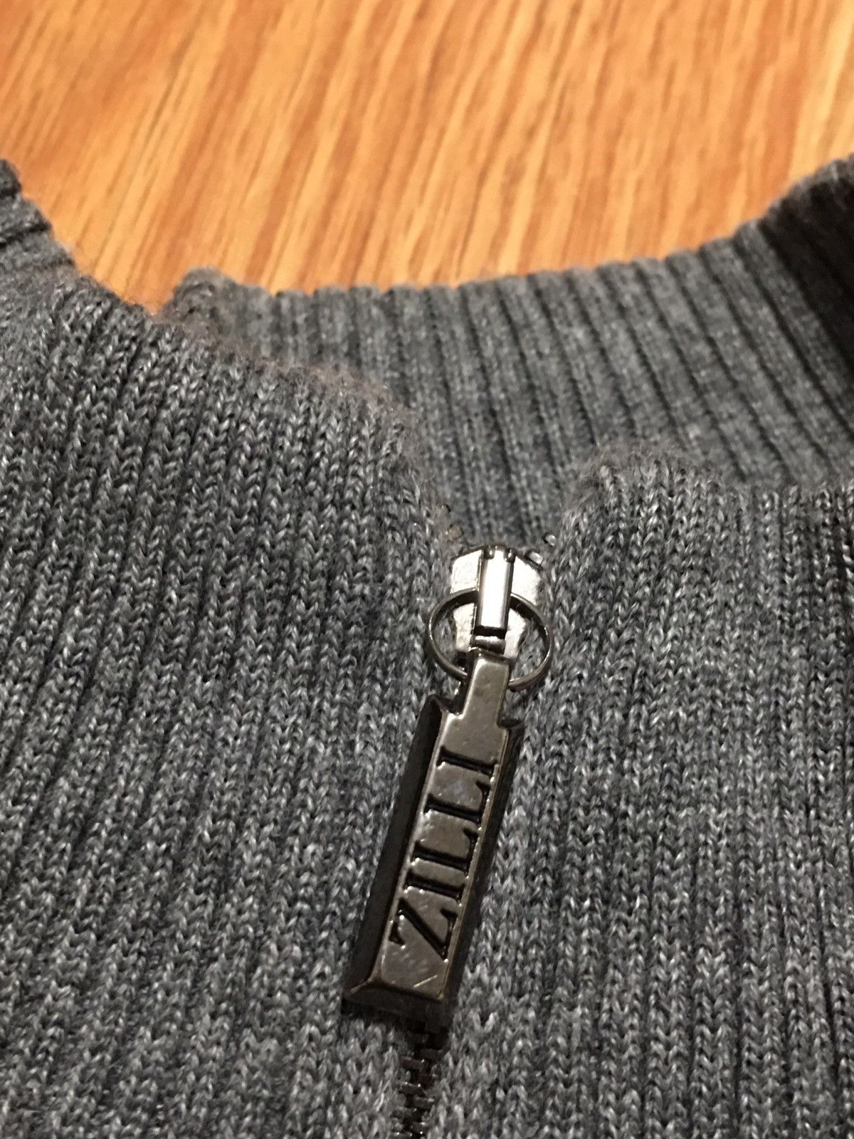 Zilli ZILLI Wool Zip Cardigan Mens Grey Sweater Size M Size US M / EU 48-50 / 2 - 6 Thumbnail