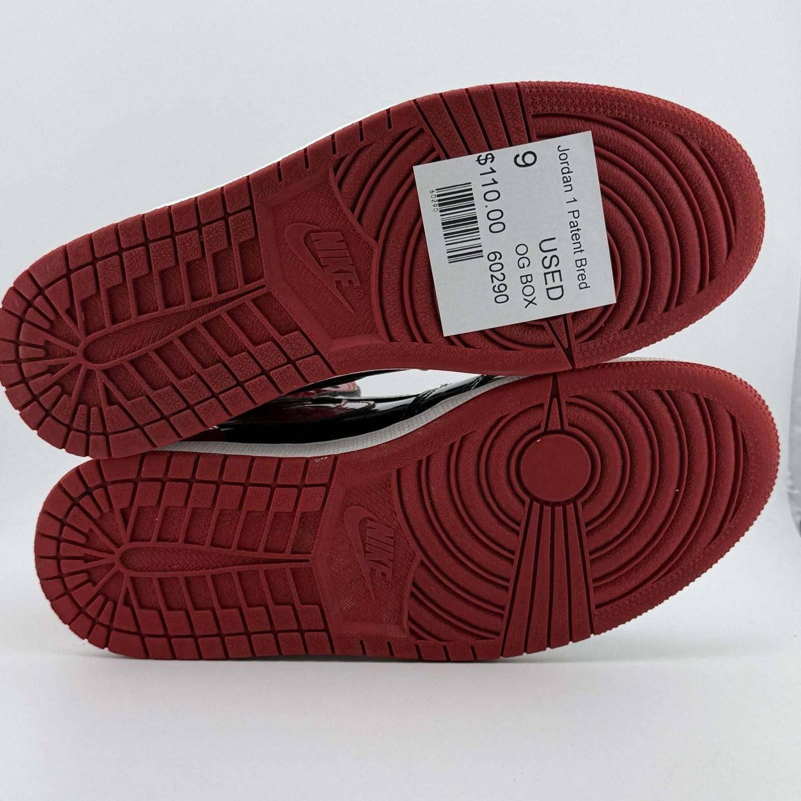 Nike Air Jordan 1 Patent Bred US 9 Used Size US 9 / EU 42 - 6 Thumbnail