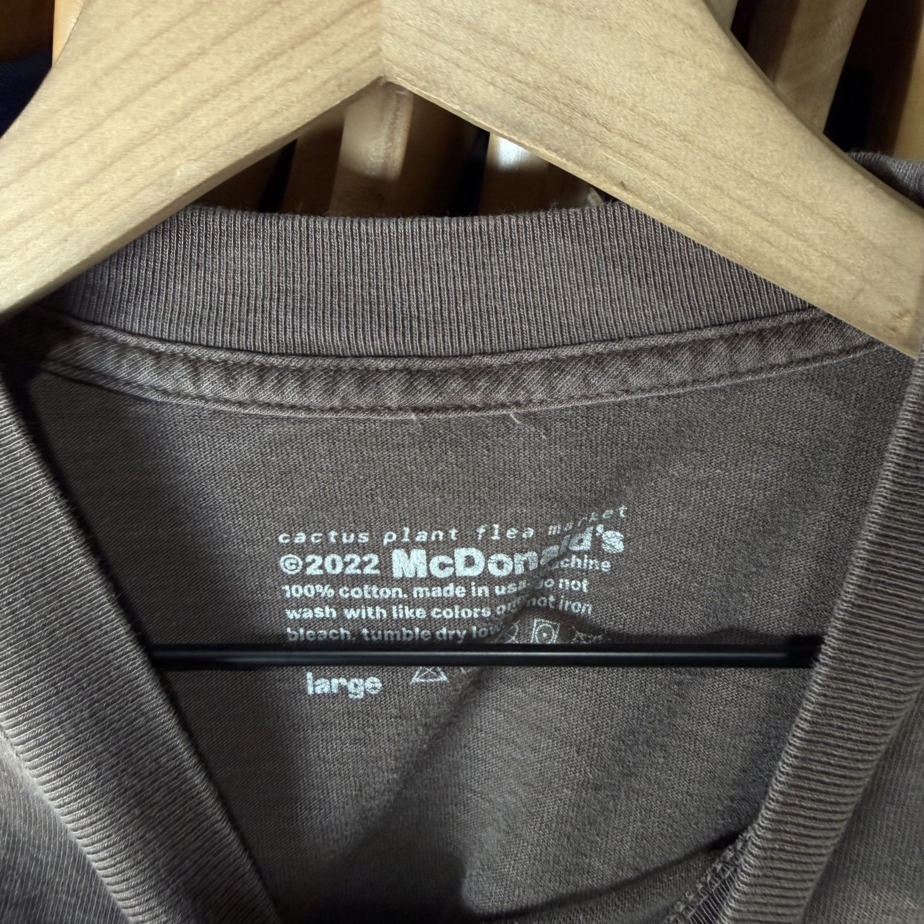 Cactus Plant Flea Market Cactus Plant Flea Market x McDonald's Golden Arches CPFM Tee Size US L / EU 52-54 / 3 - 7 Thumbnail