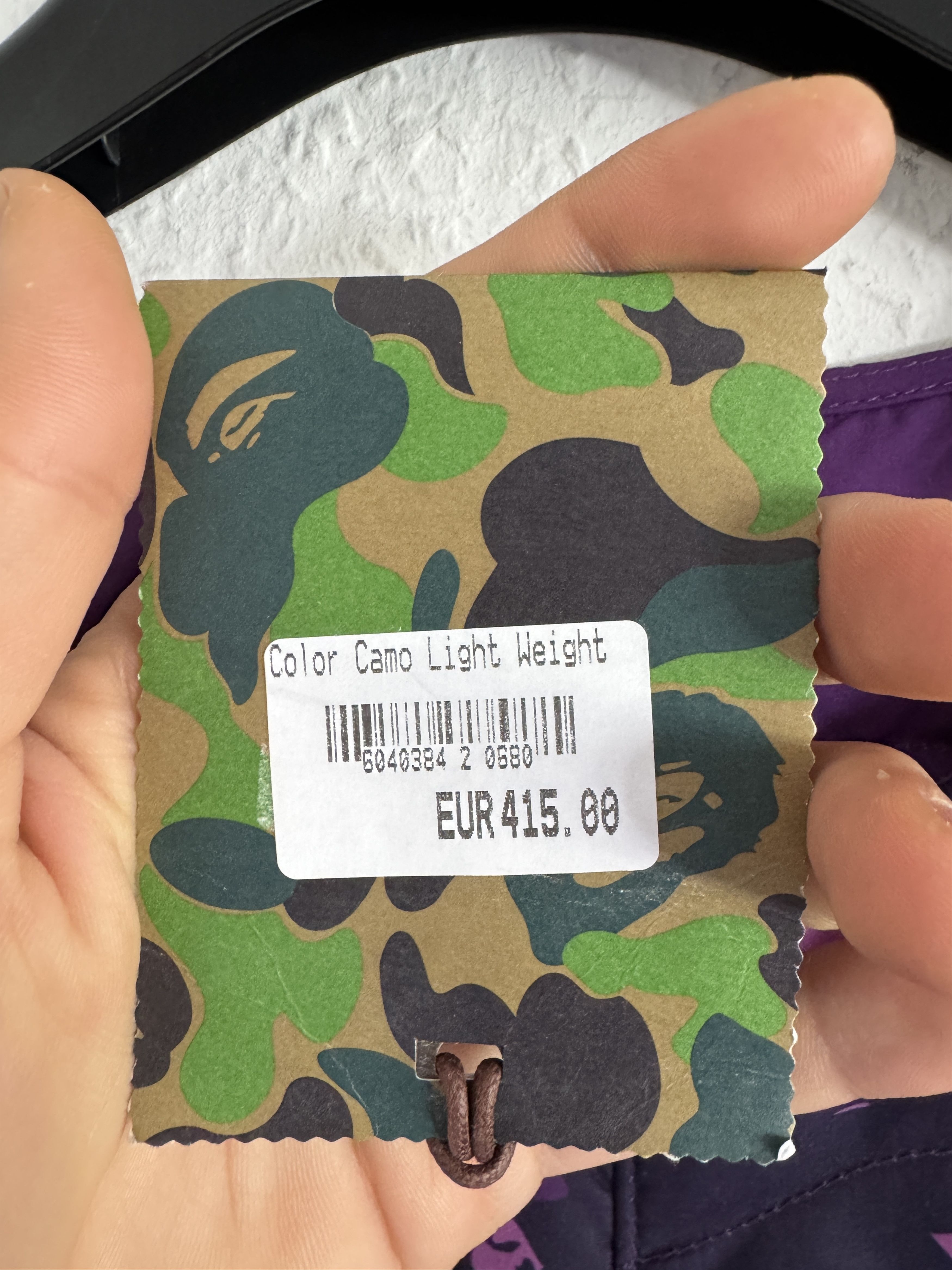 Bape Purple Color Camo Lightweight Down Jacket Size US XXL / EU 58 / 5 - 5 Thumbnail