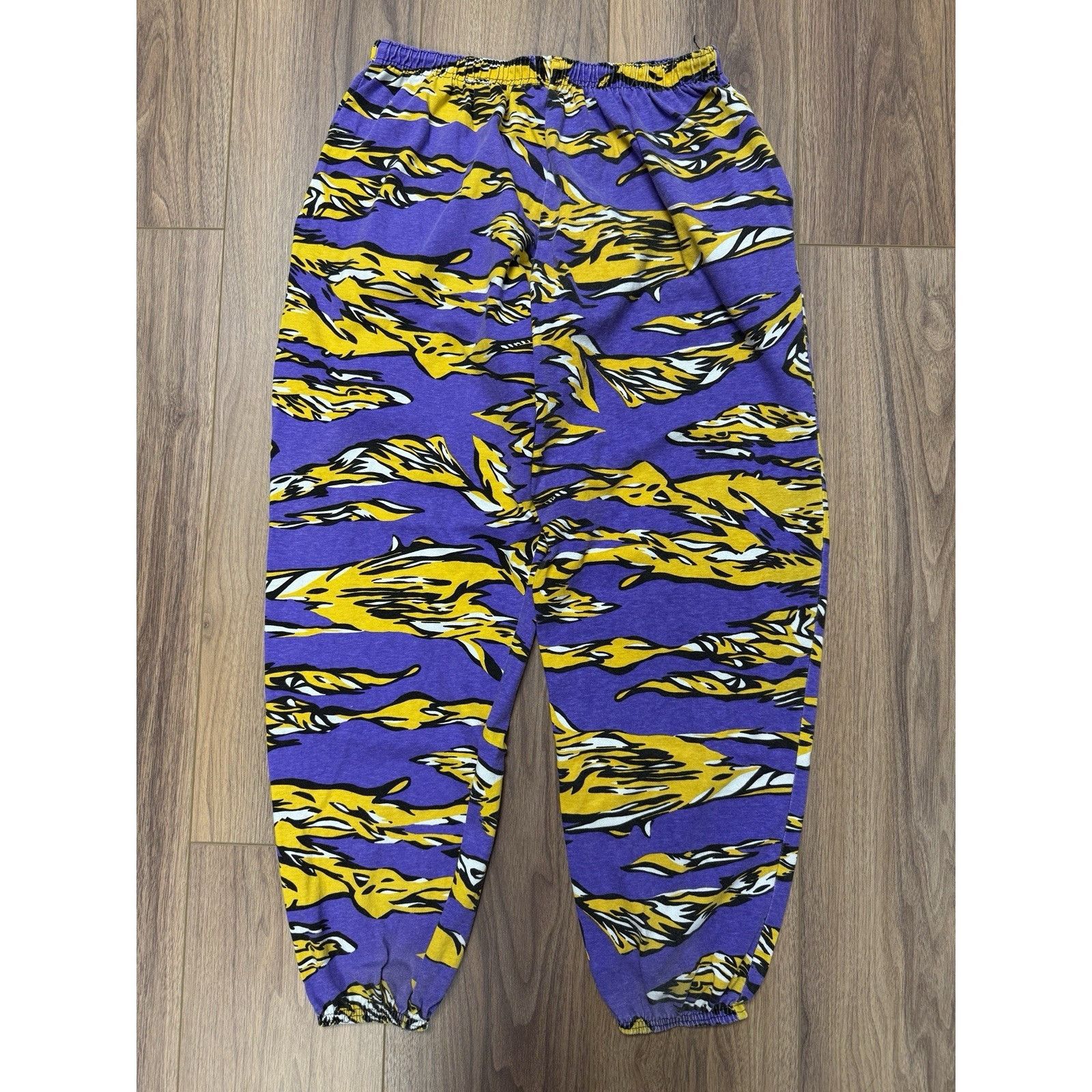 Vintage Athletic Works Pants Mens XL Baggy MC Hammer Parachute LSU T Size US 29 - 2 Thumbnail