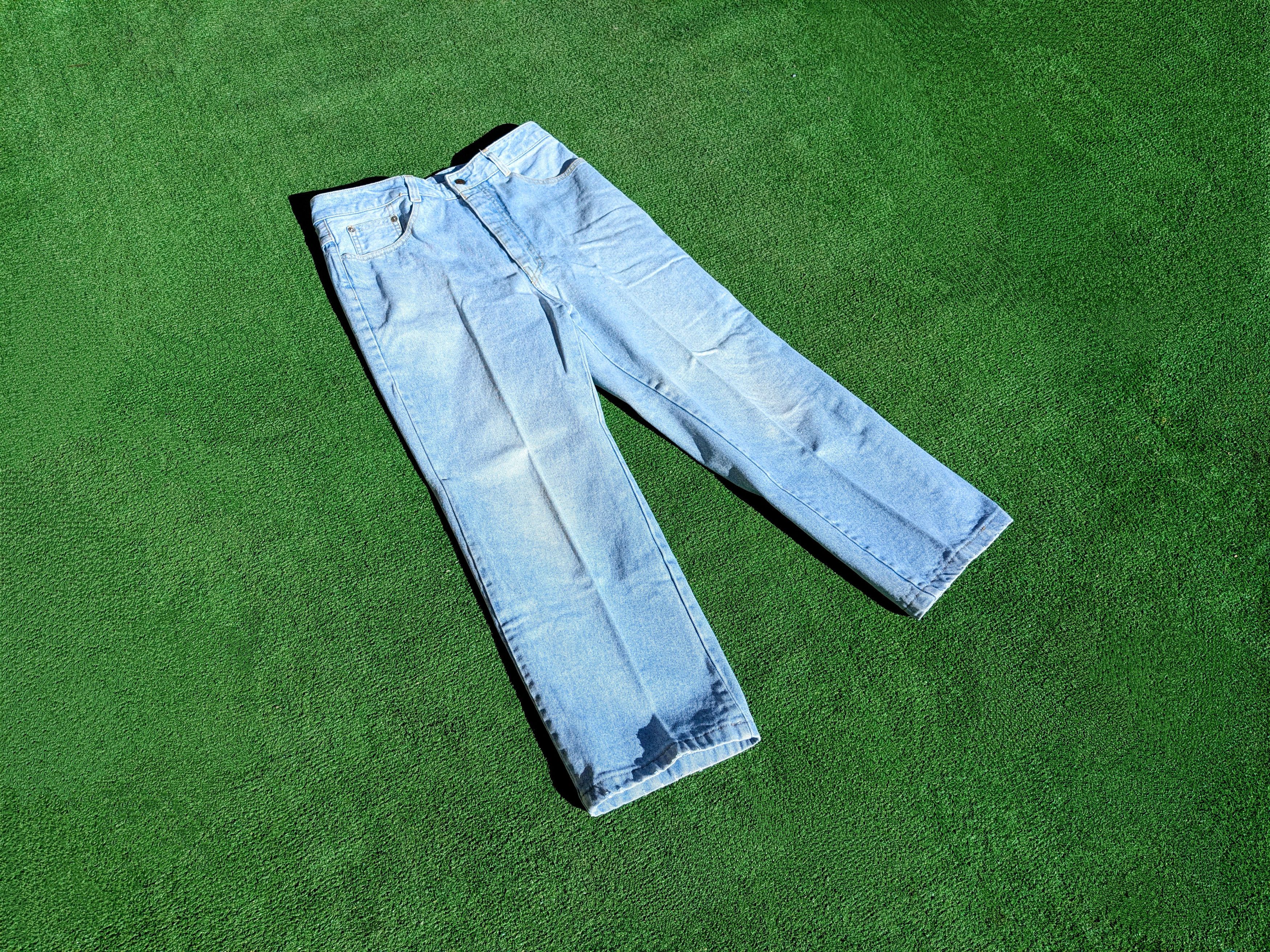Vintage VTG 1990s High Waist Canoe Canton 5-Pocket 34/28 Denim Jeans Size 34" / US 12 / IT 48 - 1 Thumbnail