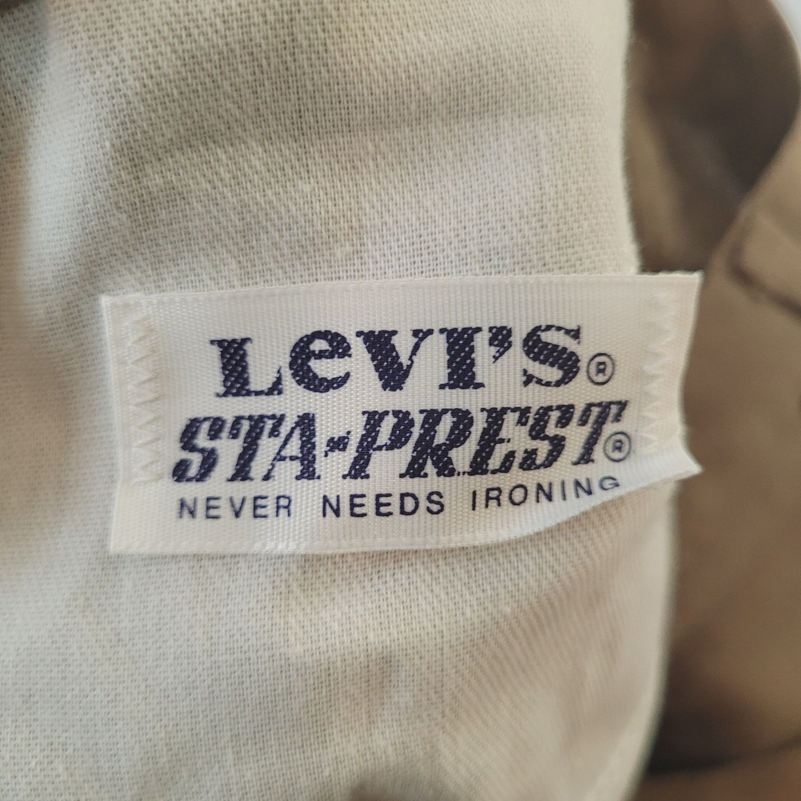 Levi's VTG 70s Levi's 517 Sta-Prest Polyester Jeans 39x26 Dacron Size US 39 - 6 Thumbnail