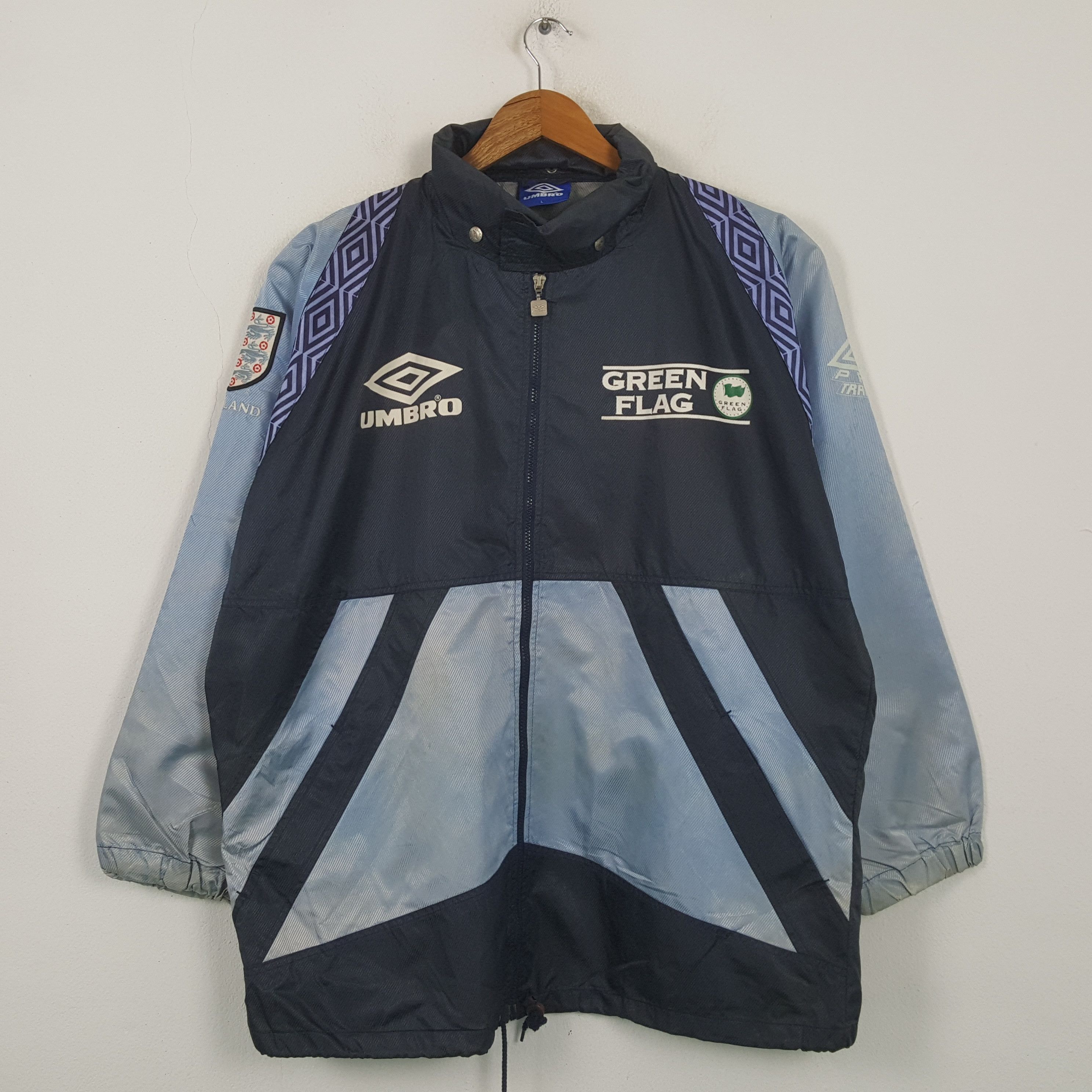 Umbro Vintage England Green Flag Umbro Jacket RR6 Size US XXL / EU 58 / 5 - 3 Thumbnail