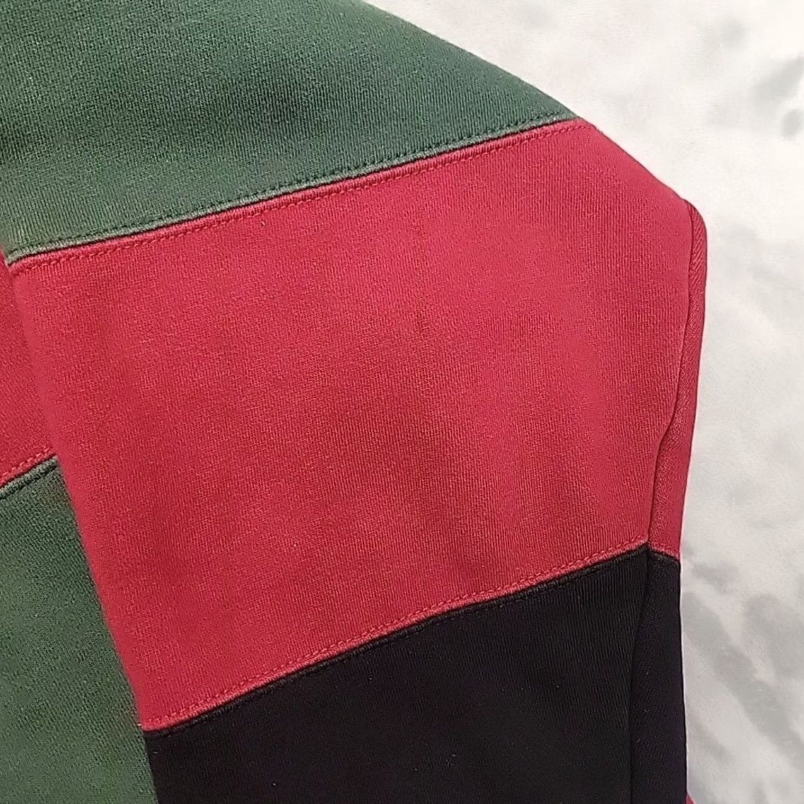 Southpole South Pole Hoodie Women XL Black Red Green Colorblock Hooded Retro Street Skate Outdoor Modern Casual Fashion Hoodie Size XL / US 12-14 / IT 48-50 - 7 Thumbnail