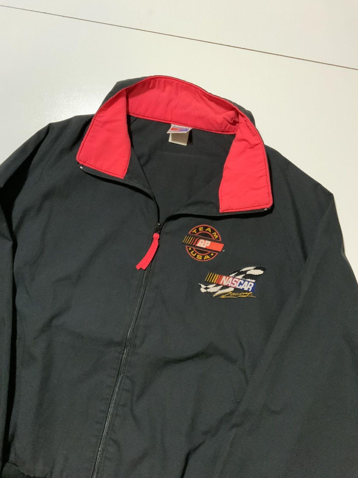 NASCAR × Swingster × Vintage Vintage 80s 90s Swingster NASCAR Racing Team USA AP Jacket Size US XXL / EU 58 / 5 - 3 Thumbnail