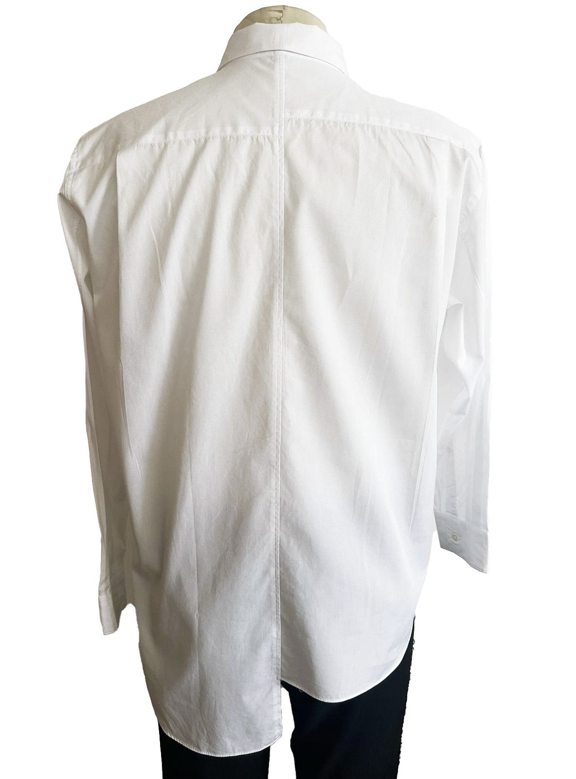 Comme des Garcons Homme Plus Two Halves White Shirt L Size US L / EU 52-54 / 3 - 2 Thumbnail