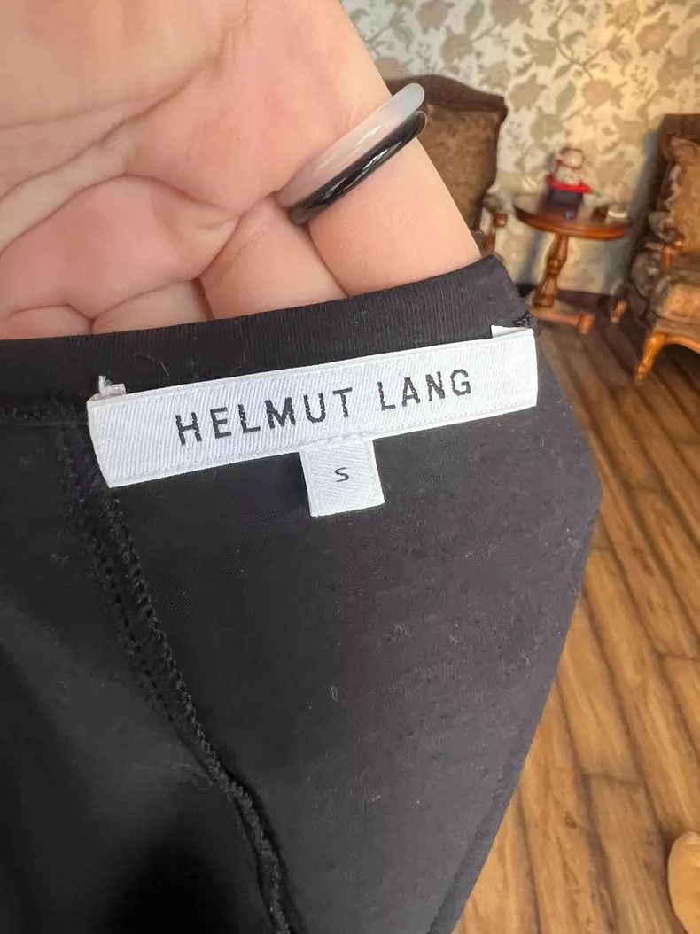 Helmut Lang HELMUT LANG Twisted elastic body-tightening T-shirt Size S / US 4 / IT 40 - 4 Thumbnail