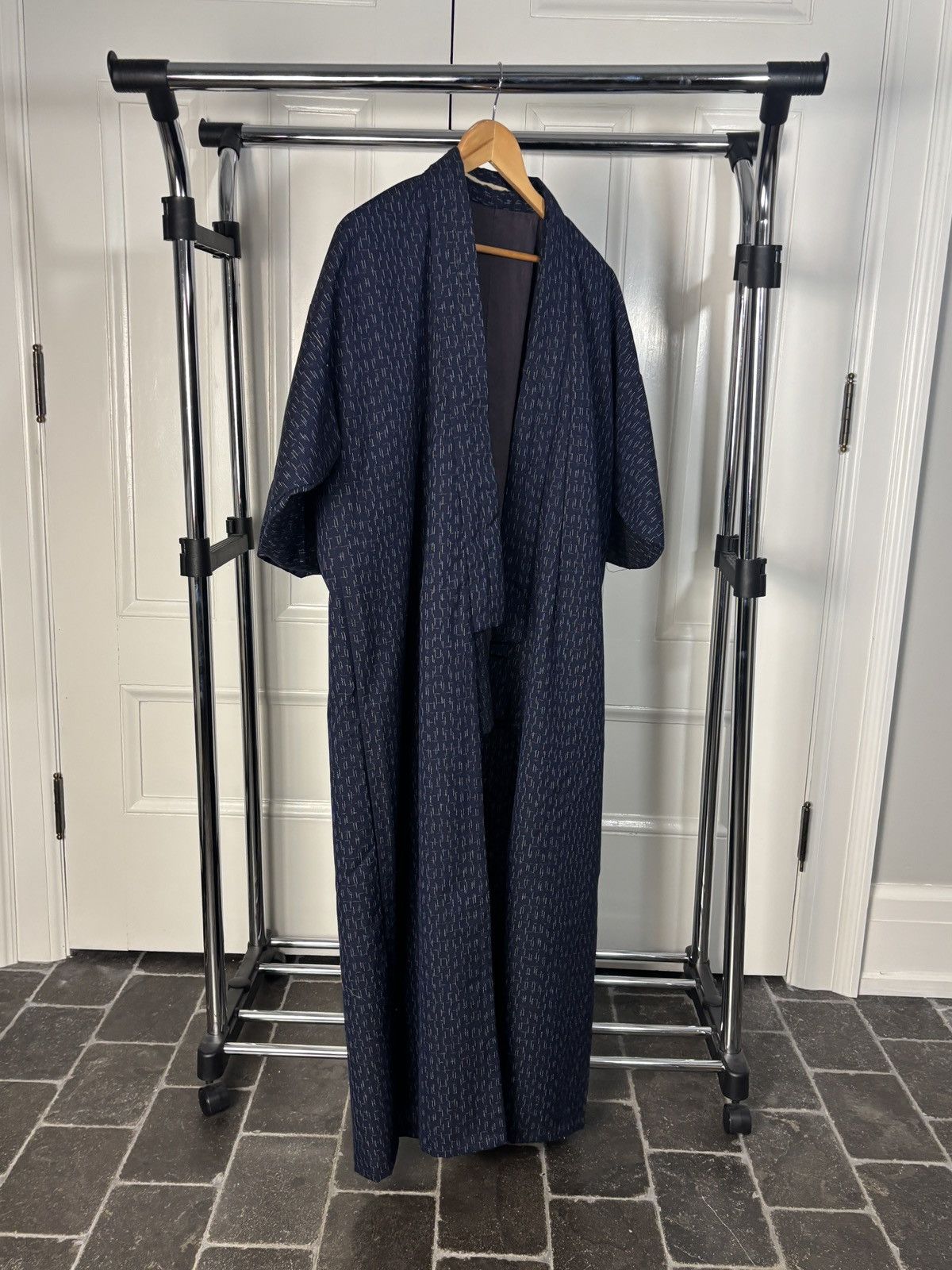 Vintage Japanese True Vintage Kimono Bath Robe Haori Jacket 50s 60s Size US S / EU 44-46 / 1 - 15 Thumbnail
