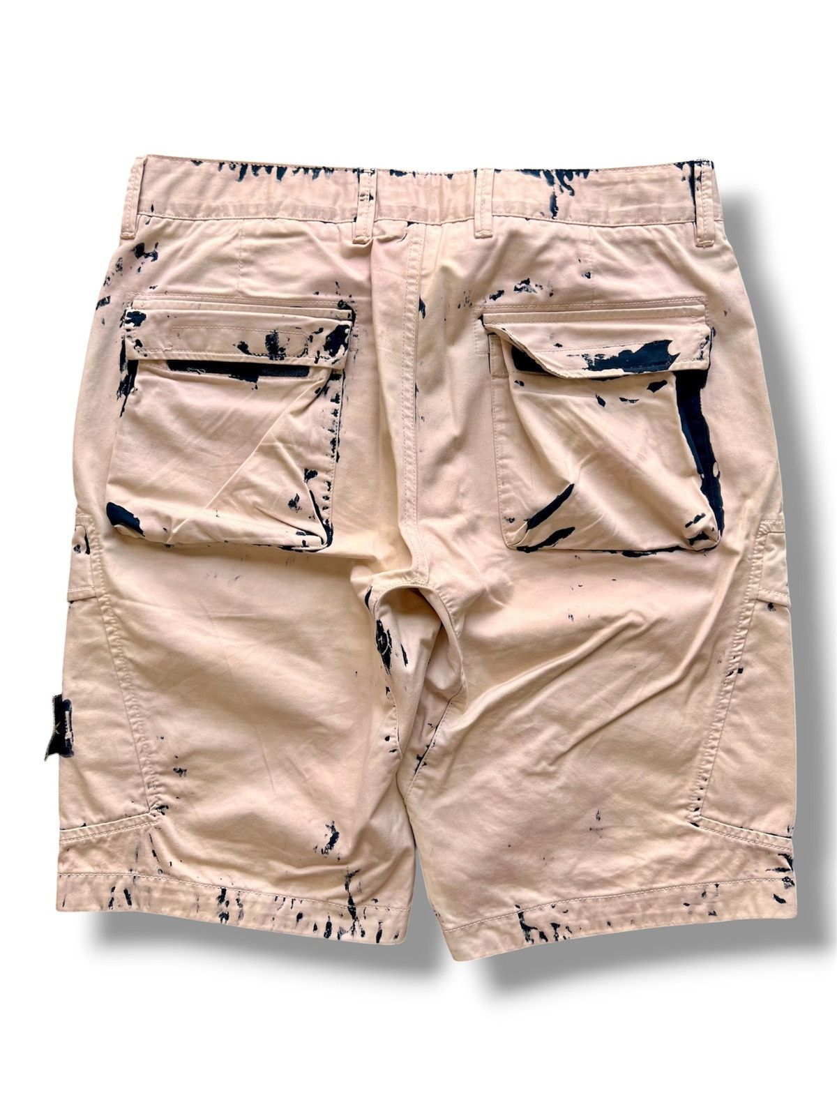 Stone Island Stone Island Hand Corrosion Cargo Shorts Type RE W30 Size US 30 / EU 46 - 2 Thumbnail