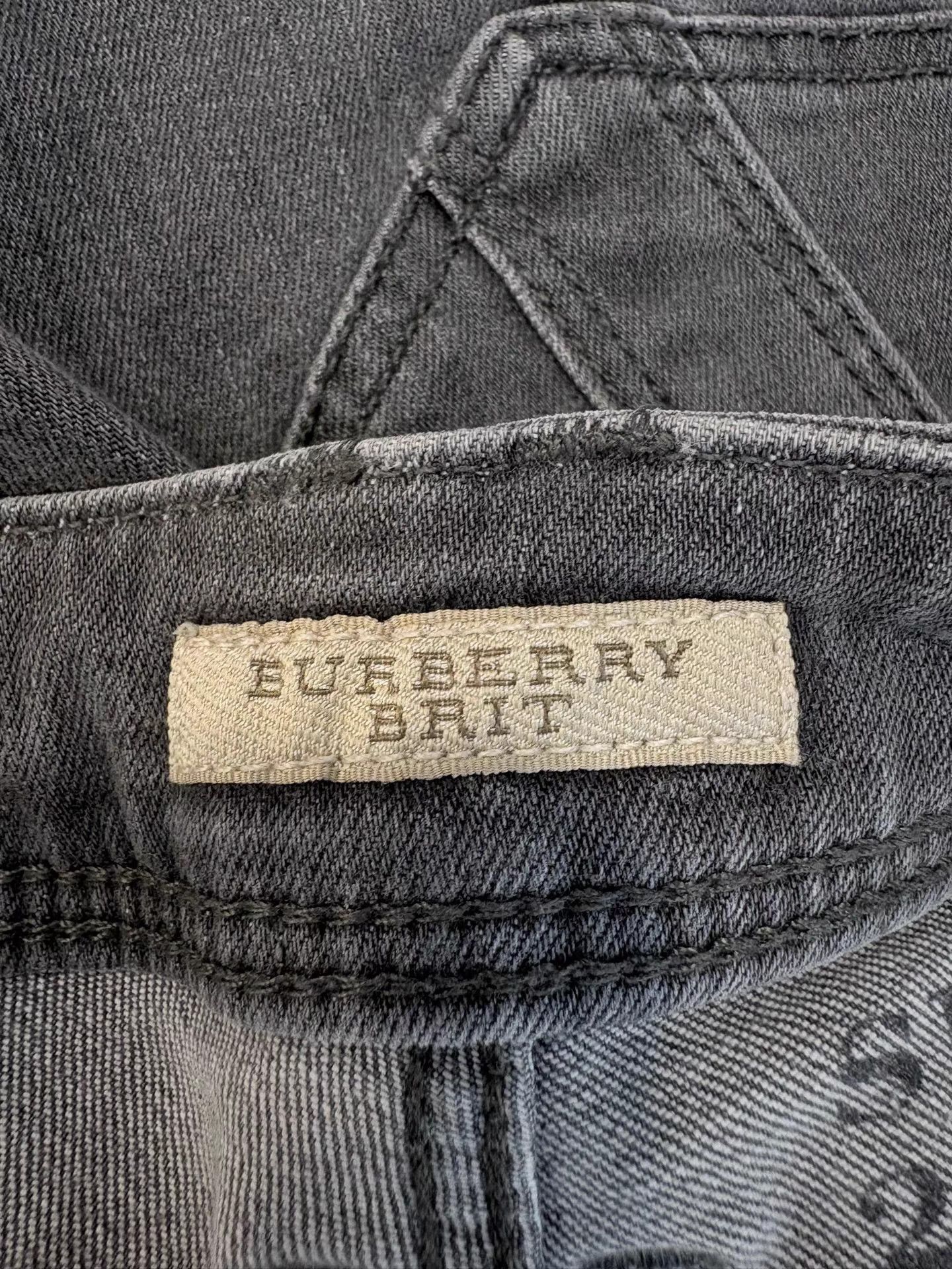 Burberry BURBERRY Washed Grey Jeans K1 Size US 29 - 4 Thumbnail