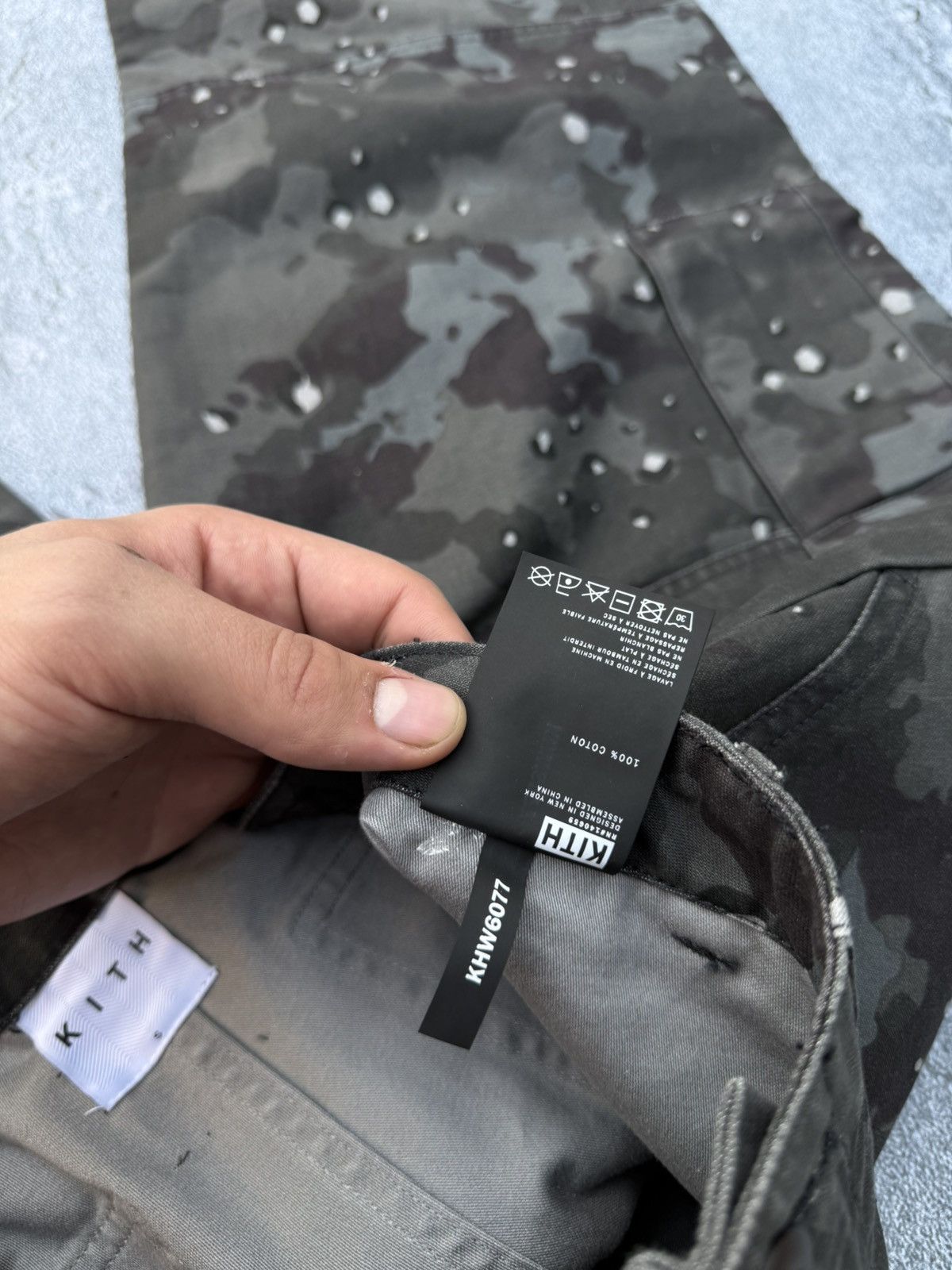 Kith NWT Kith Jaden Midnight Cookie Camo Logo Wide Aviator Pants Size US 30 / EU 46 - 12 Thumbnail