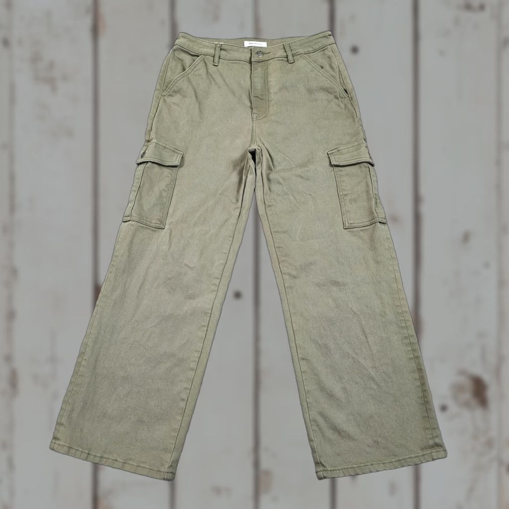 Vintage VIGOSS Cargo Pants Mens 30 Green Straight Leg Utility Stretch Outdoor Work Size US 30 / EU 46 - 1 Thumbnail