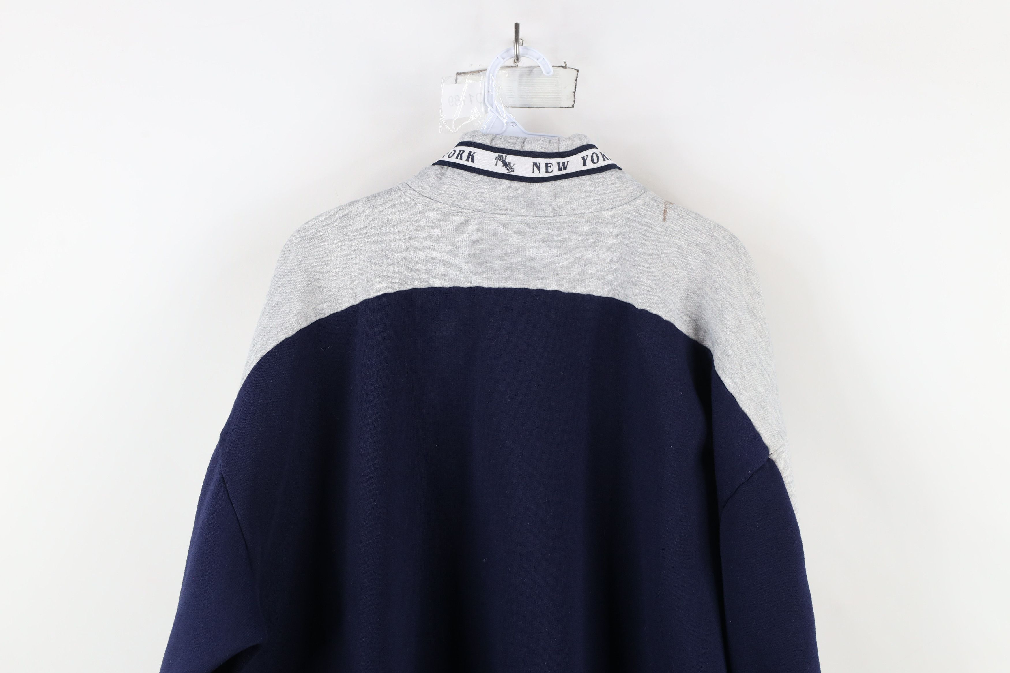 Vintage Vintage 90s Streetwear Spell Out Script New York Sweatshirt Size US XXL / EU 58 / 5 - 13 Thumbnail