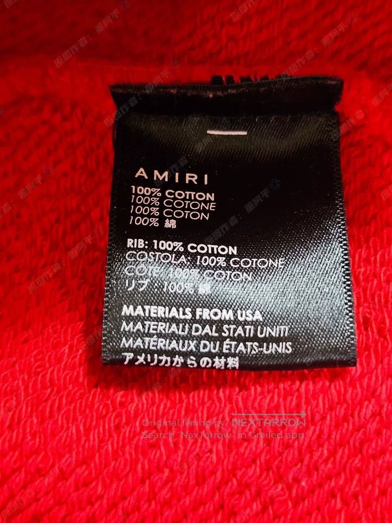 Amiri Amiri Red Hole Knit Sweater Size US M / EU 48-50 / 2 - 6 Thumbnail