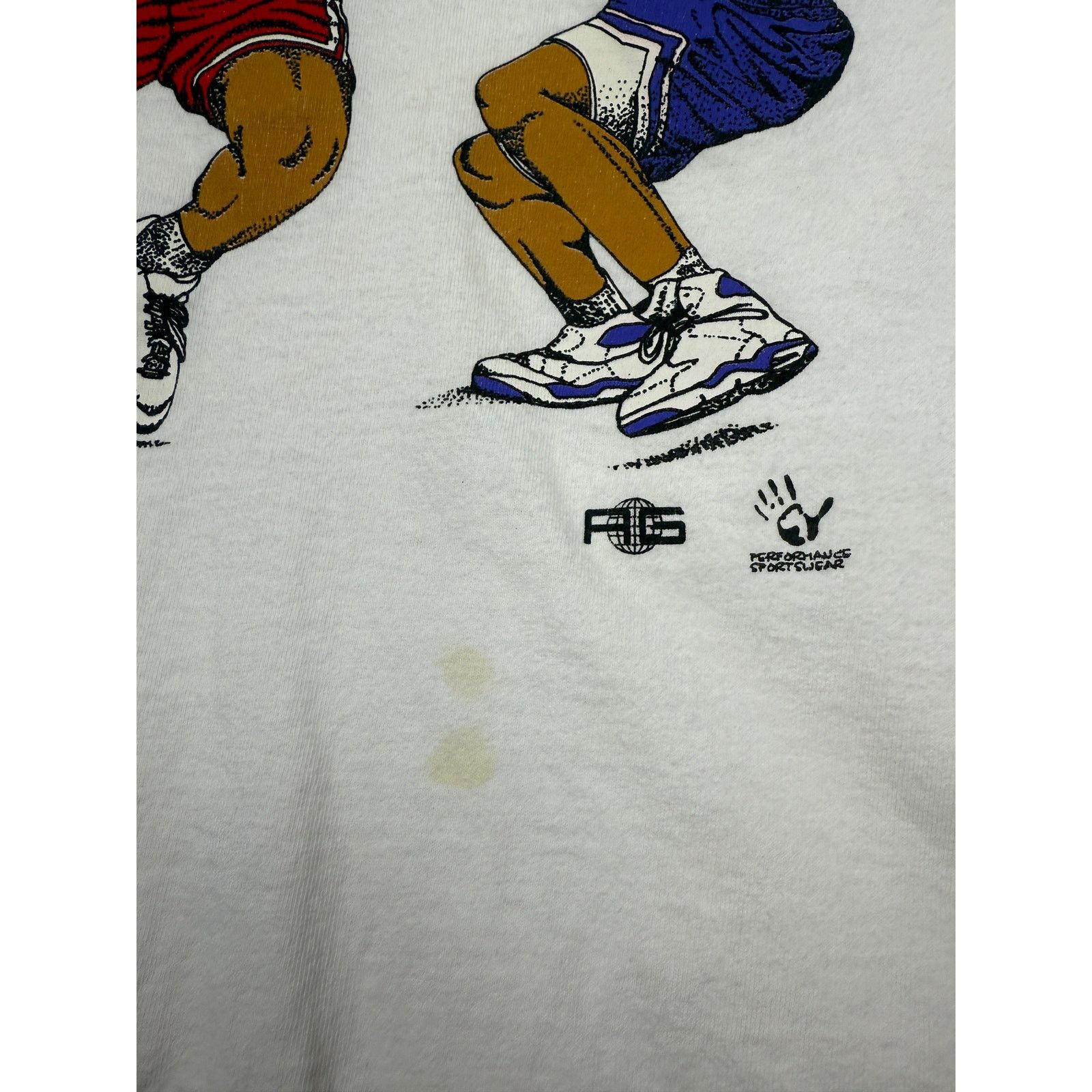 Vintage Vintage 90s Basketball There Is No Defence T Shirt L Size US L / EU 52-54 / 3 - 7 Thumbnail