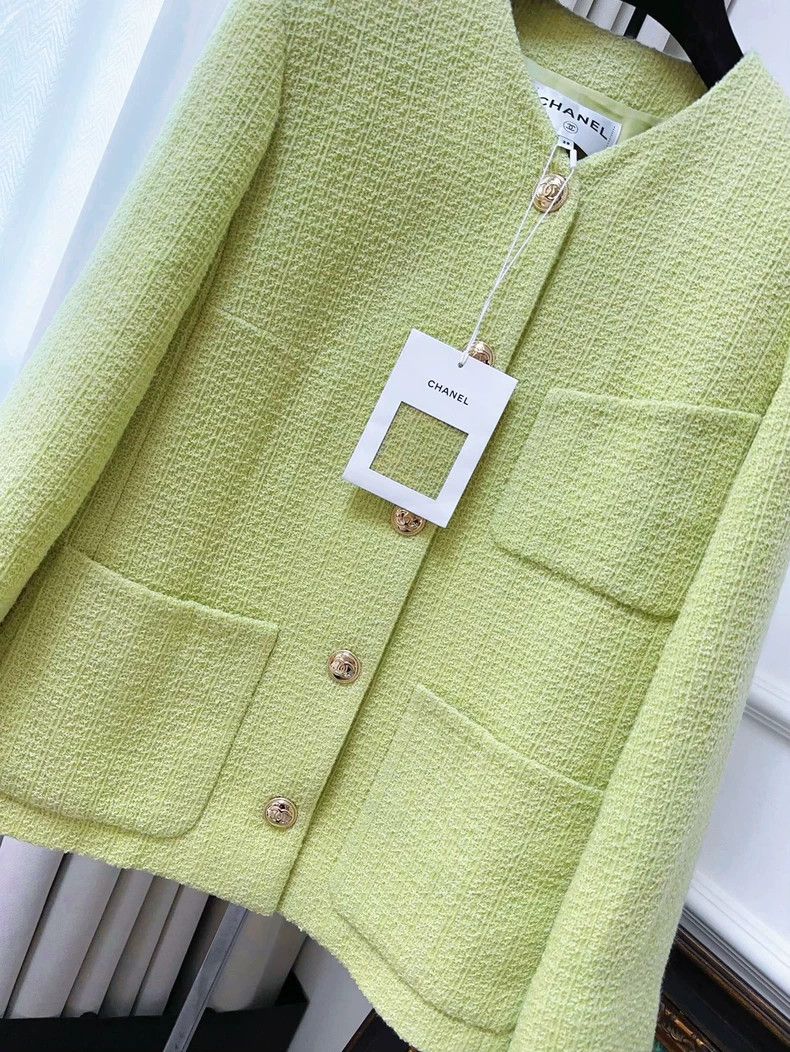 Chanel Chanel 20k equestrian series popular avocado green braided Size XS / US 0-2 / IT 36-38 - 3 Thumbnail