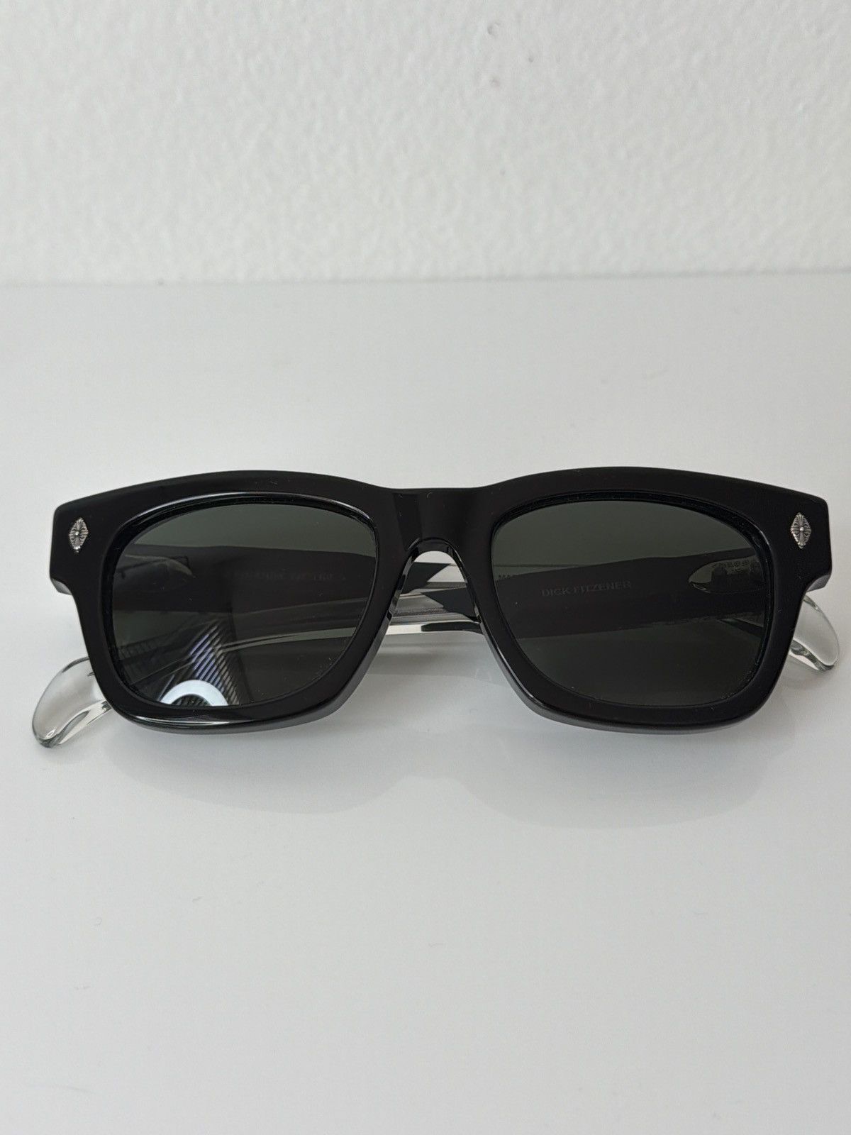 Chrome Hearts Chrome Hearts Dick Fitzener Sunglasses New Black Crystal Size ONE SIZE - 2 Thumbnail