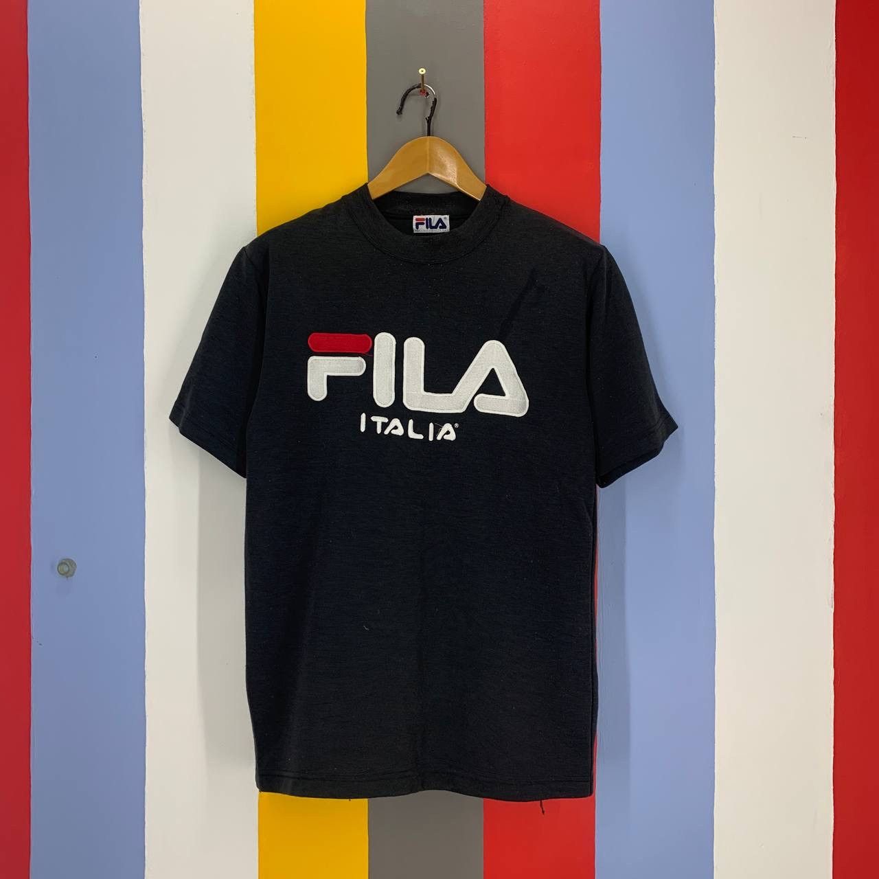 Fila FILA ITALIA Big Logo T Shirt #2366-03 Size US M / EU 48-50 / 2 - 1 Thumbnail