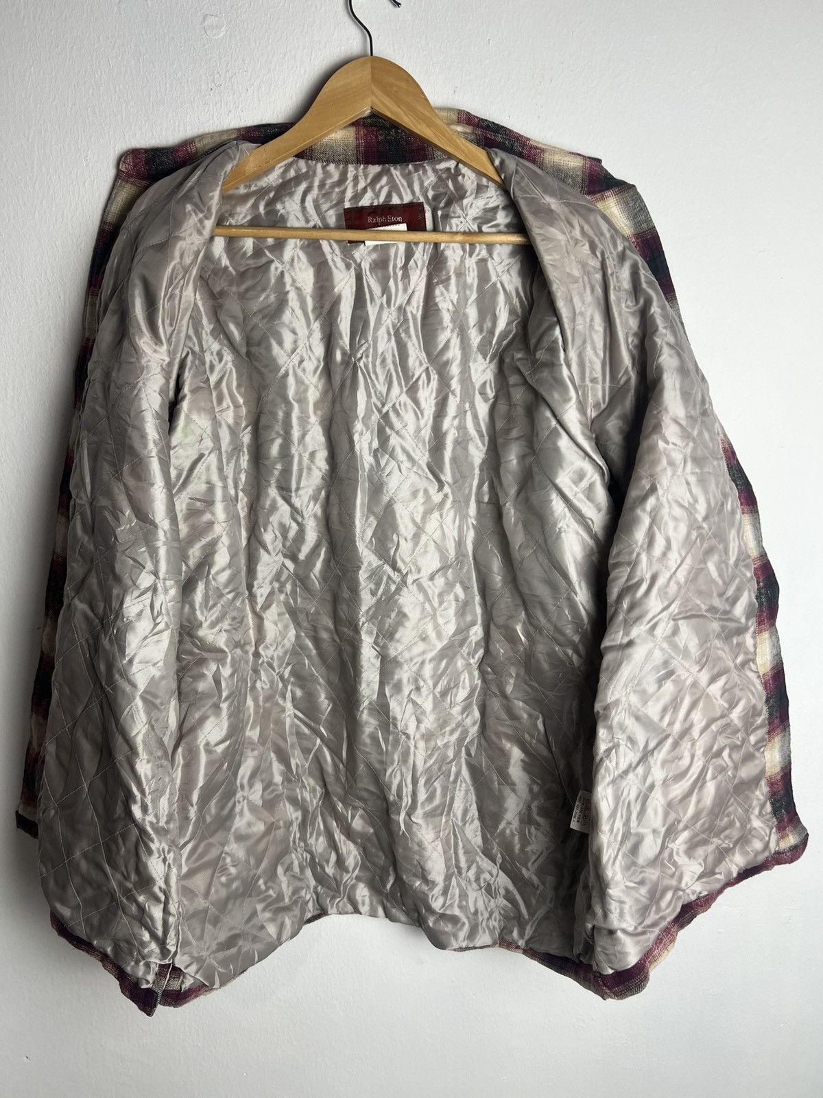 Vintage Ralph Eton Vintage Quilt Plaid Flannel Jacket Size US L / EU 52-54 / 3 - 11 Thumbnail