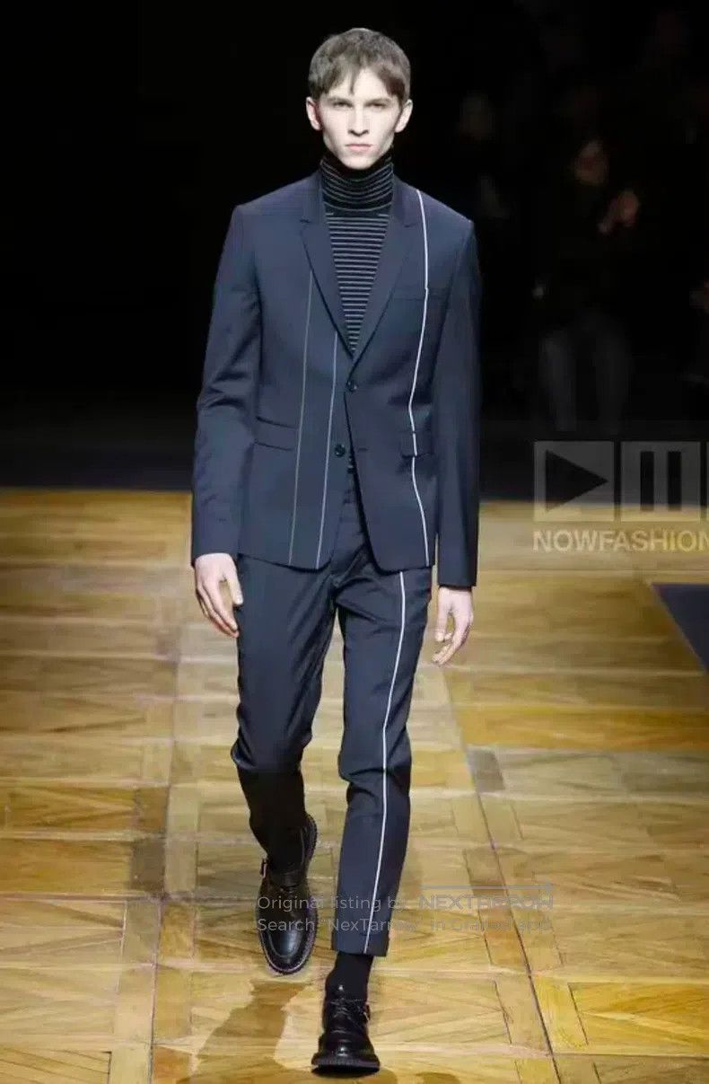 Dior Dior Striped Three-Color Thread Suit i Size US S / EU 44-46 / 1 - 9 Thumbnail