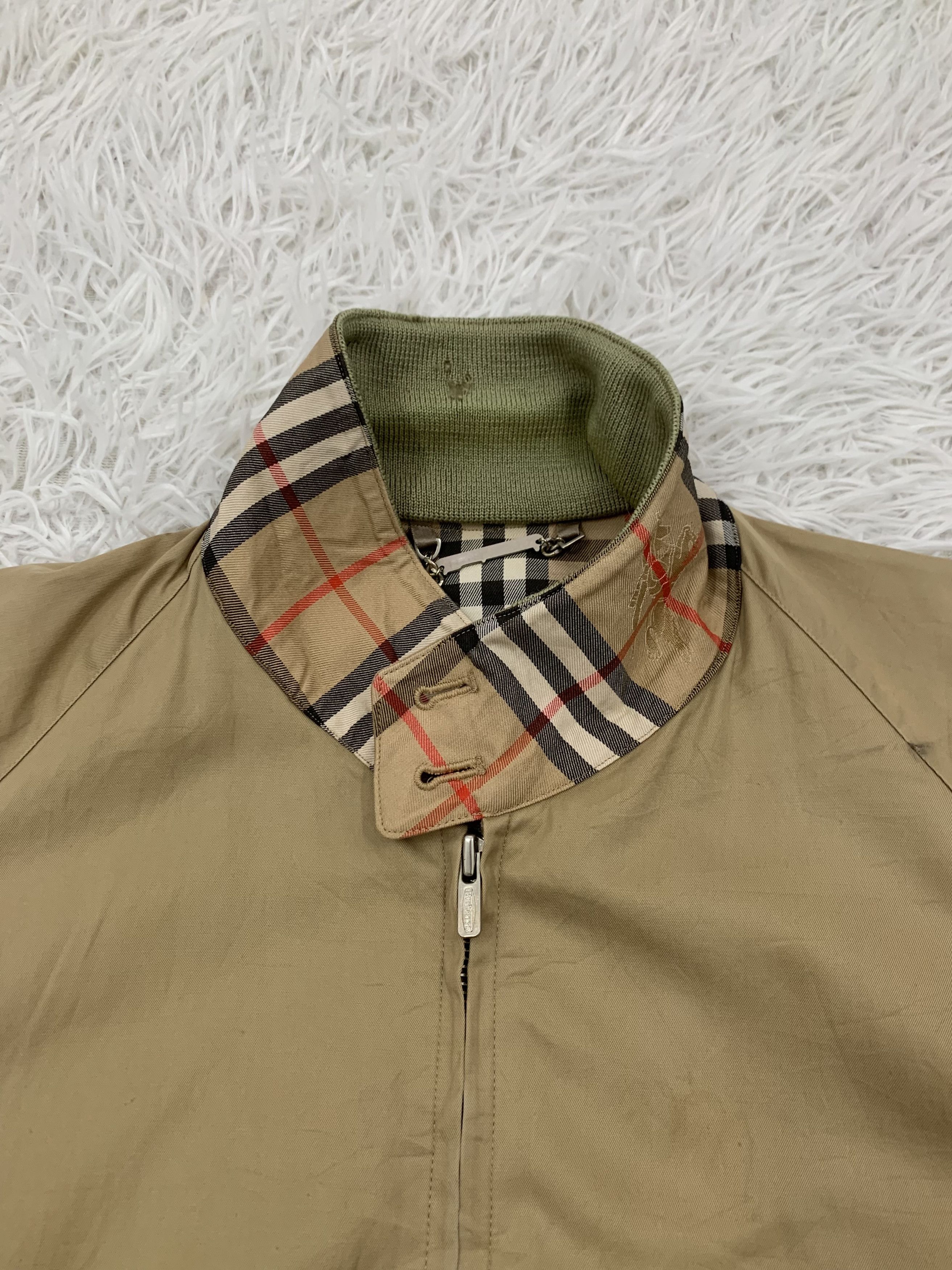 Burberry Vtg Burberrys Nova Checked Inner Jacket Harrington Style Size US L / EU 52-54 / 3 - 12 Thumbnail