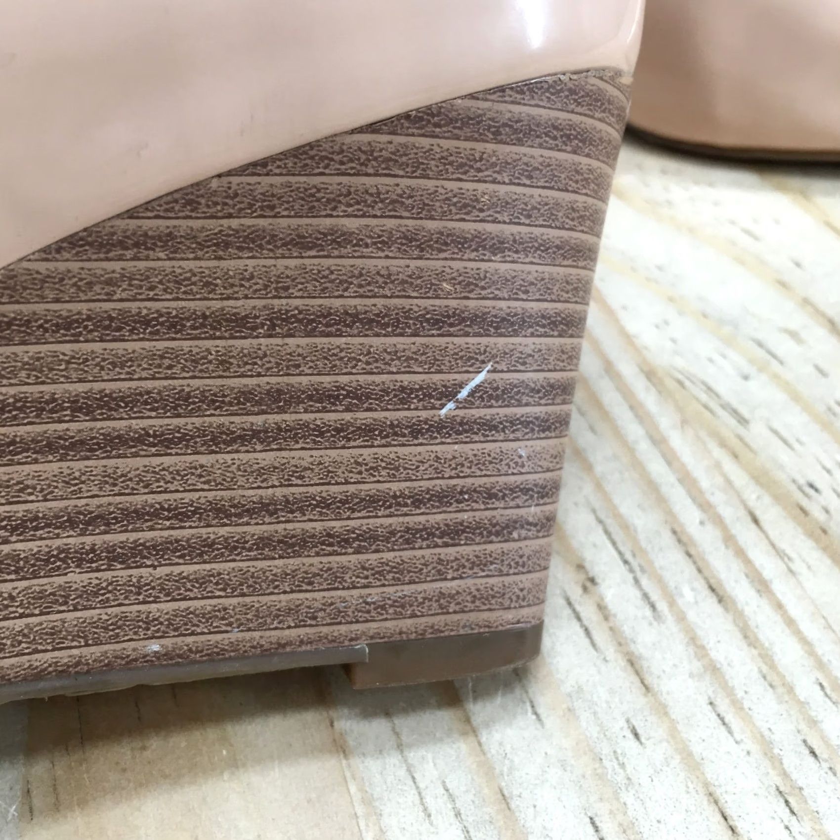Jessica Simpson Jessica Simpson Heels Womens 8.5 Pump Tan Slip On Peep Toe Casual Comfort Wedge Pump Size US 9 / IT 39 - 5 Thumbnail