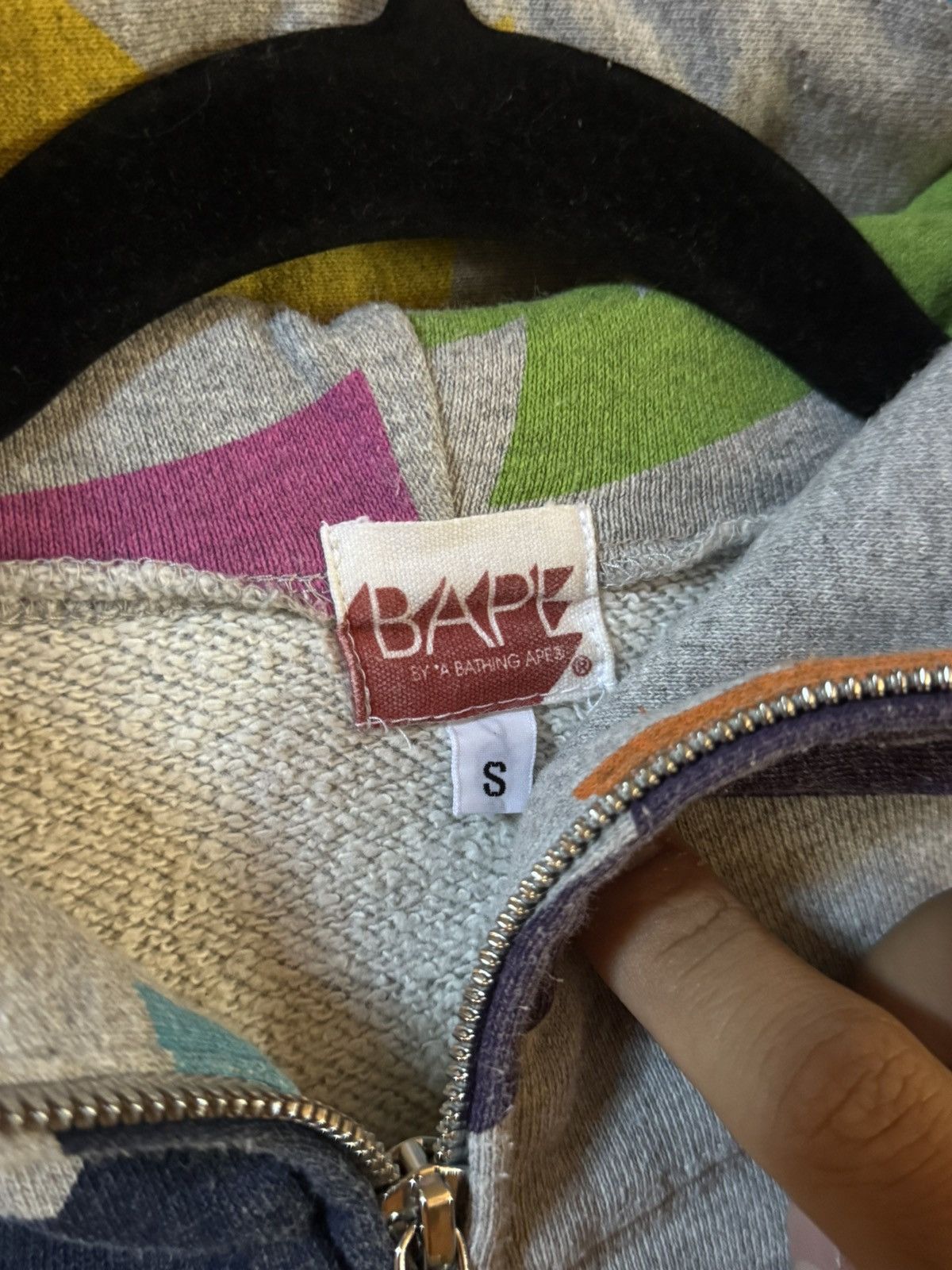 Bape Bape Multi Color Sta Zip Up Hoodie Size US S / EU 44-46 / 1 - 5 Thumbnail