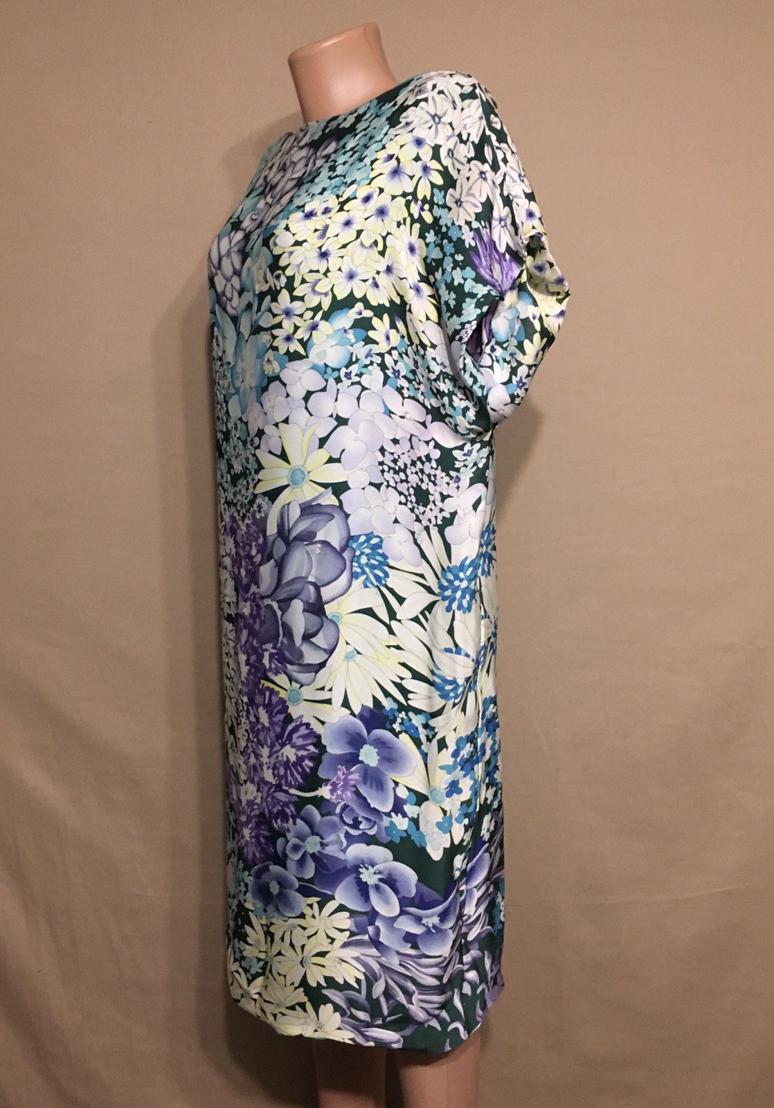 Missoni MISSONI Silk Floral Purple Italy Dress Size EU 42 Size M / US 6-8 / IT 42-44 - 4 Thumbnail