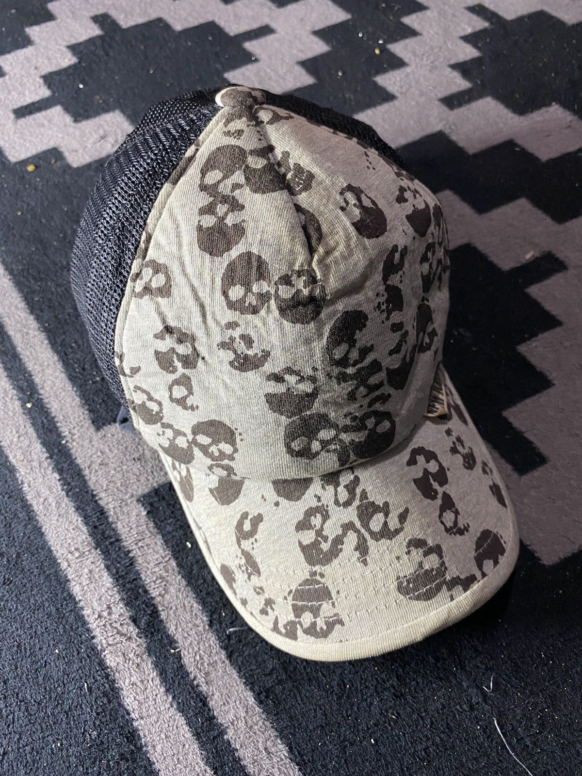 14th Addiction Japanese skulls trucker hats kapital style Size ONE SIZE - 2 Thumbnail