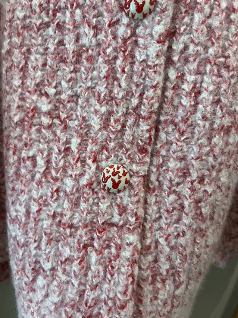 Loro Piana Pink cashmere open cardigan jacket