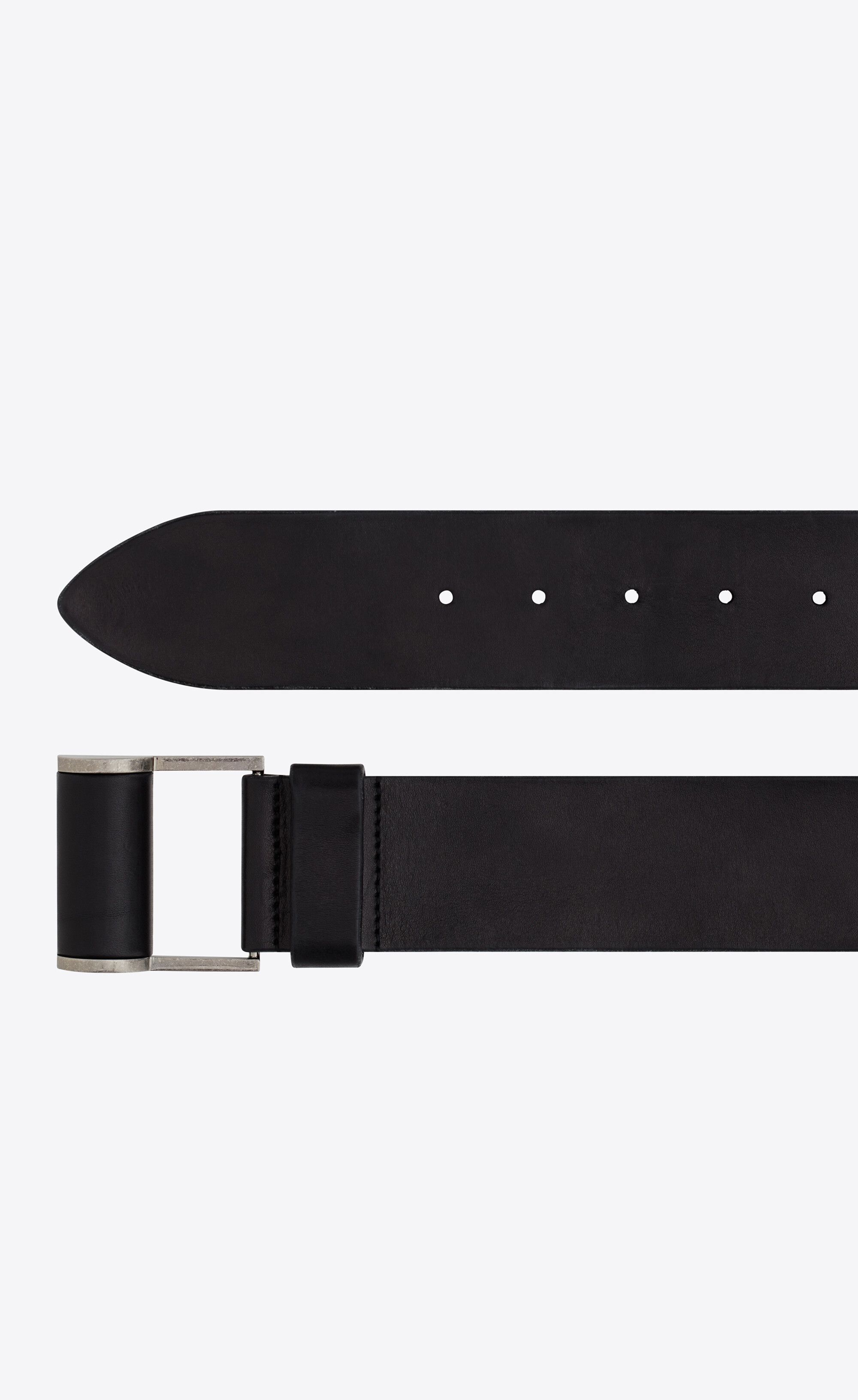 Saint Laurent Paris o1s1wg111224 Size: 70 / Corset Belt Covered Buckle Leather Size ONE SIZE - 2 Thumbnail